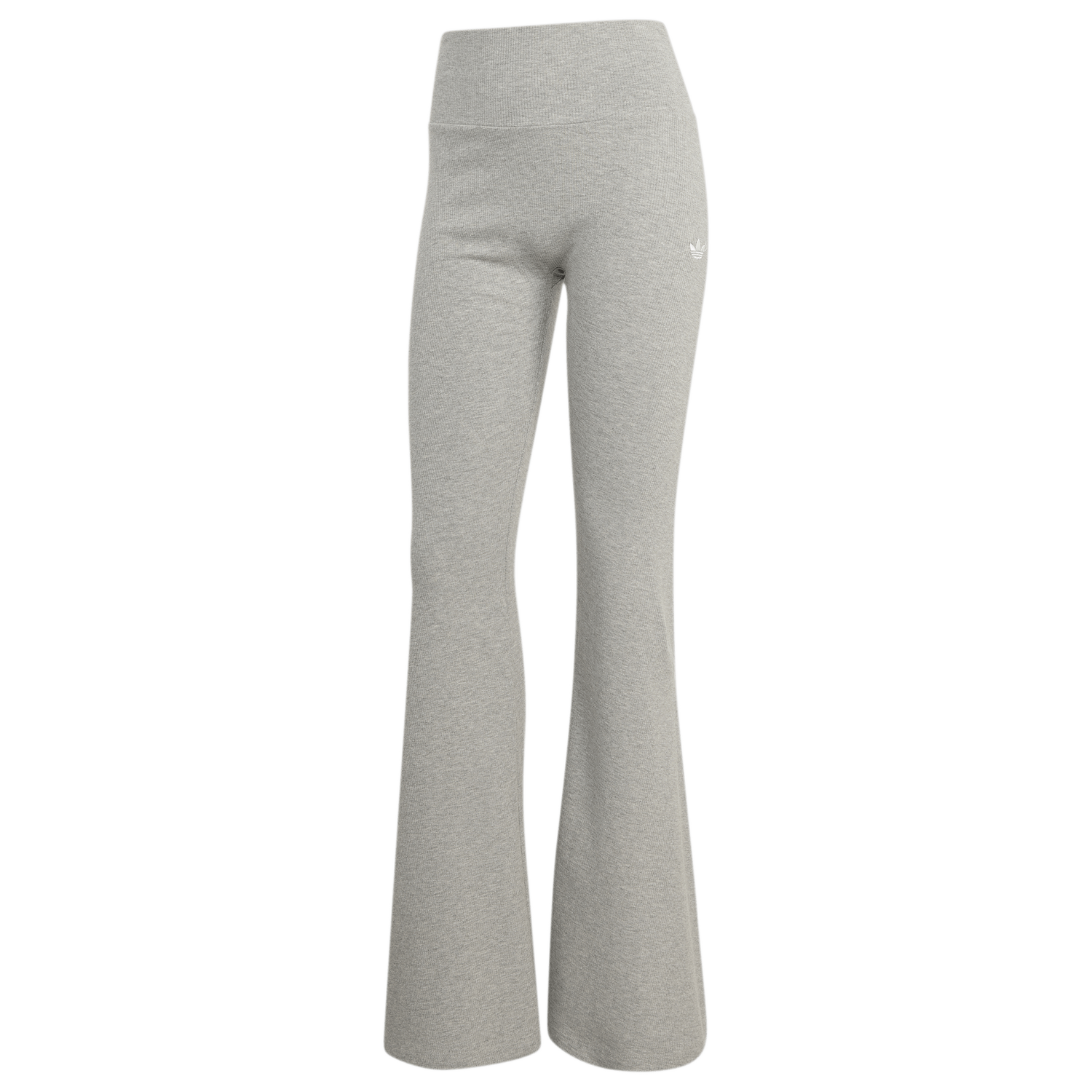 adidas Originals Essentials Rib Flared Leggings - Women's - Medium Grey Heather