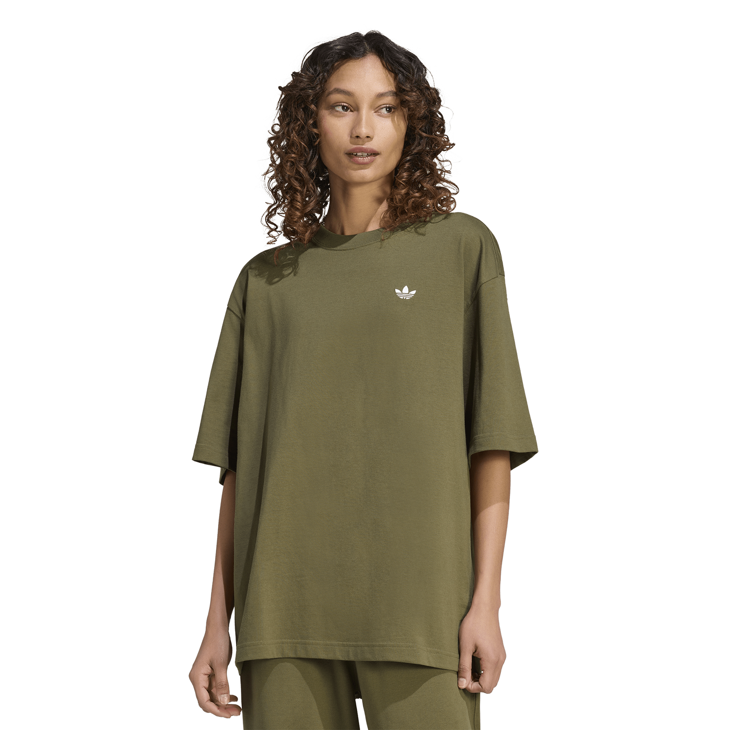 adidas Originals Essentials Boyfriend T-Shirt - Women's - Olive Strata