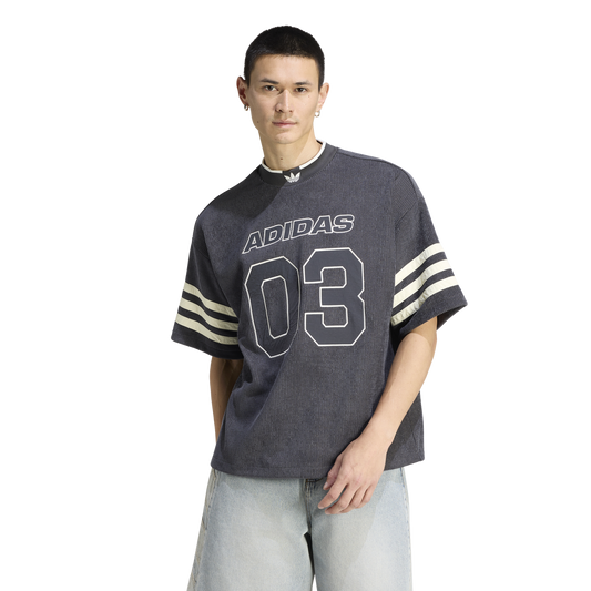 adidas Originals Knit Football Jersey - Men's - Black/Beige