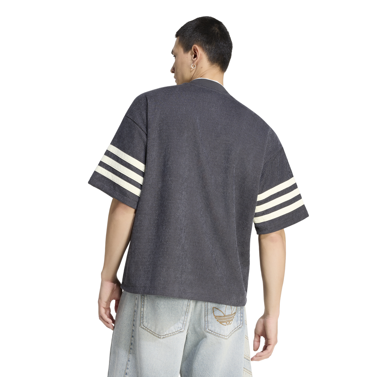 adidas Originals Knit Football Jersey - Men's - Black/Beige