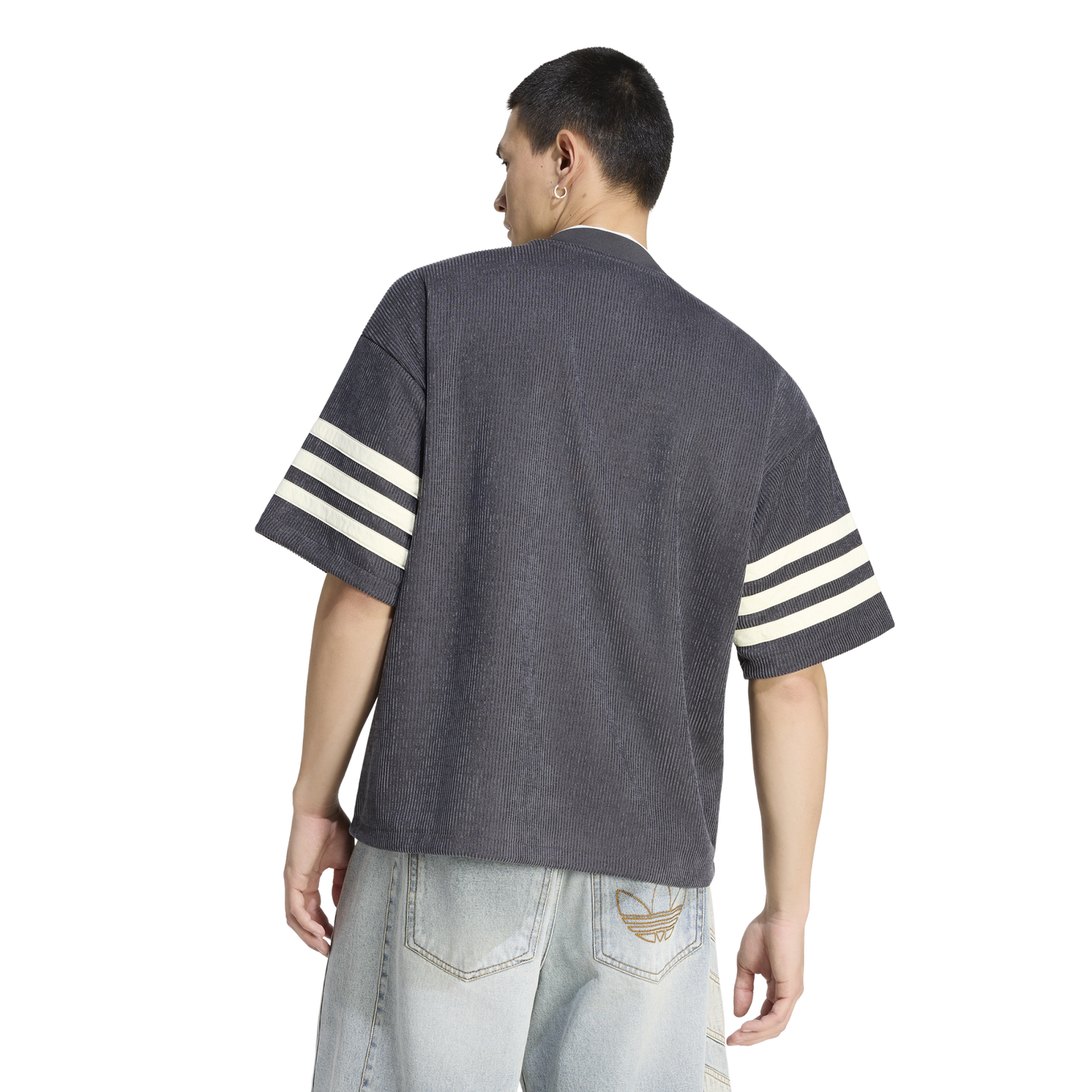 adidas Originals Knit Football Jersey - Men's - Black/Beige