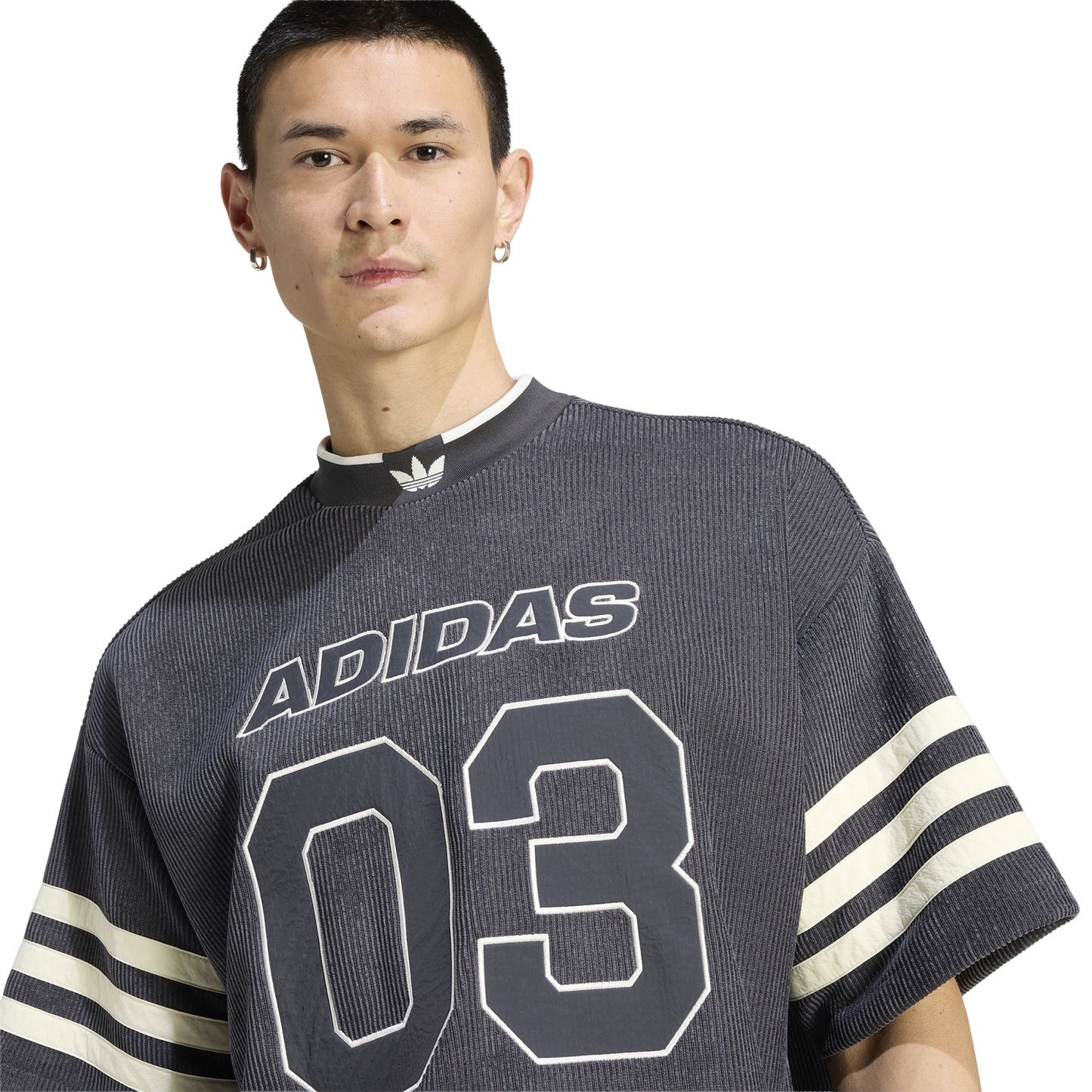 adidas Originals Knit Football Jersey - Men's - Black/Beige