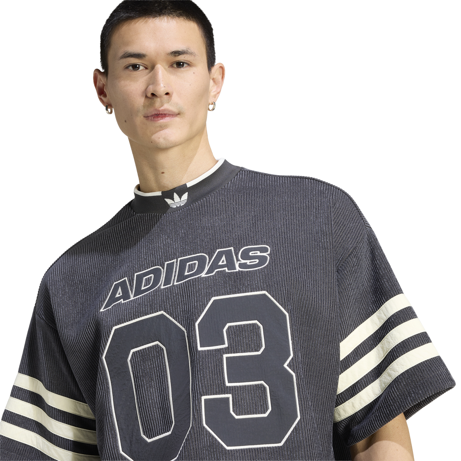 adidas Originals Knit Football Jersey - Men's - Black/Beige