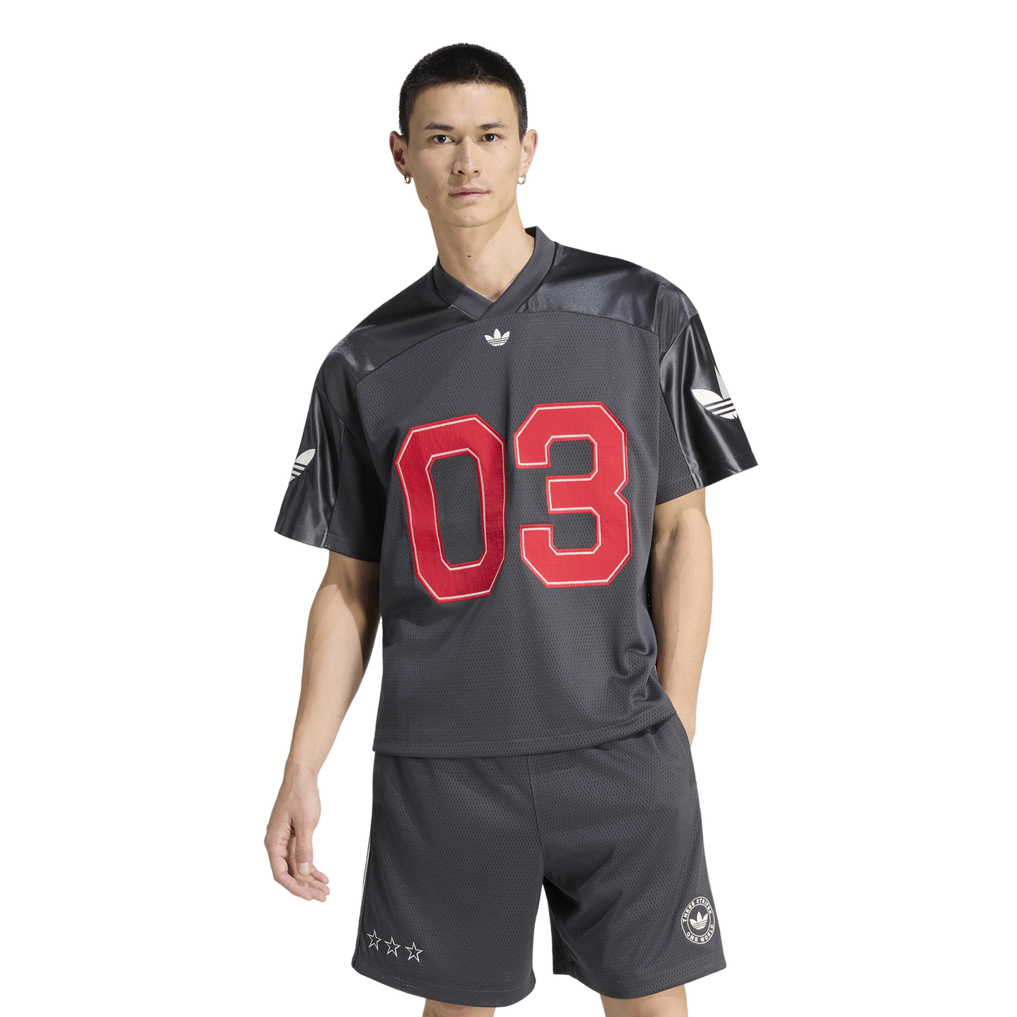 adidas Originals Original Football Jersey - Men's - Black/Red