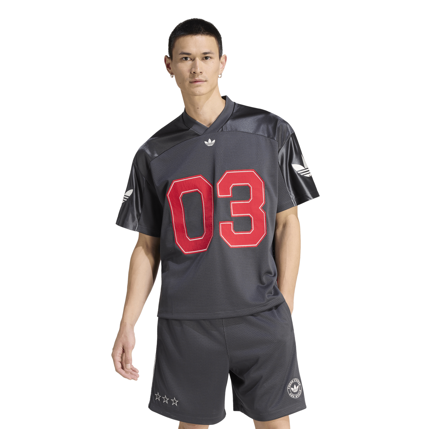 adidas Originals Original Football Jersey - Men's - Black/Red