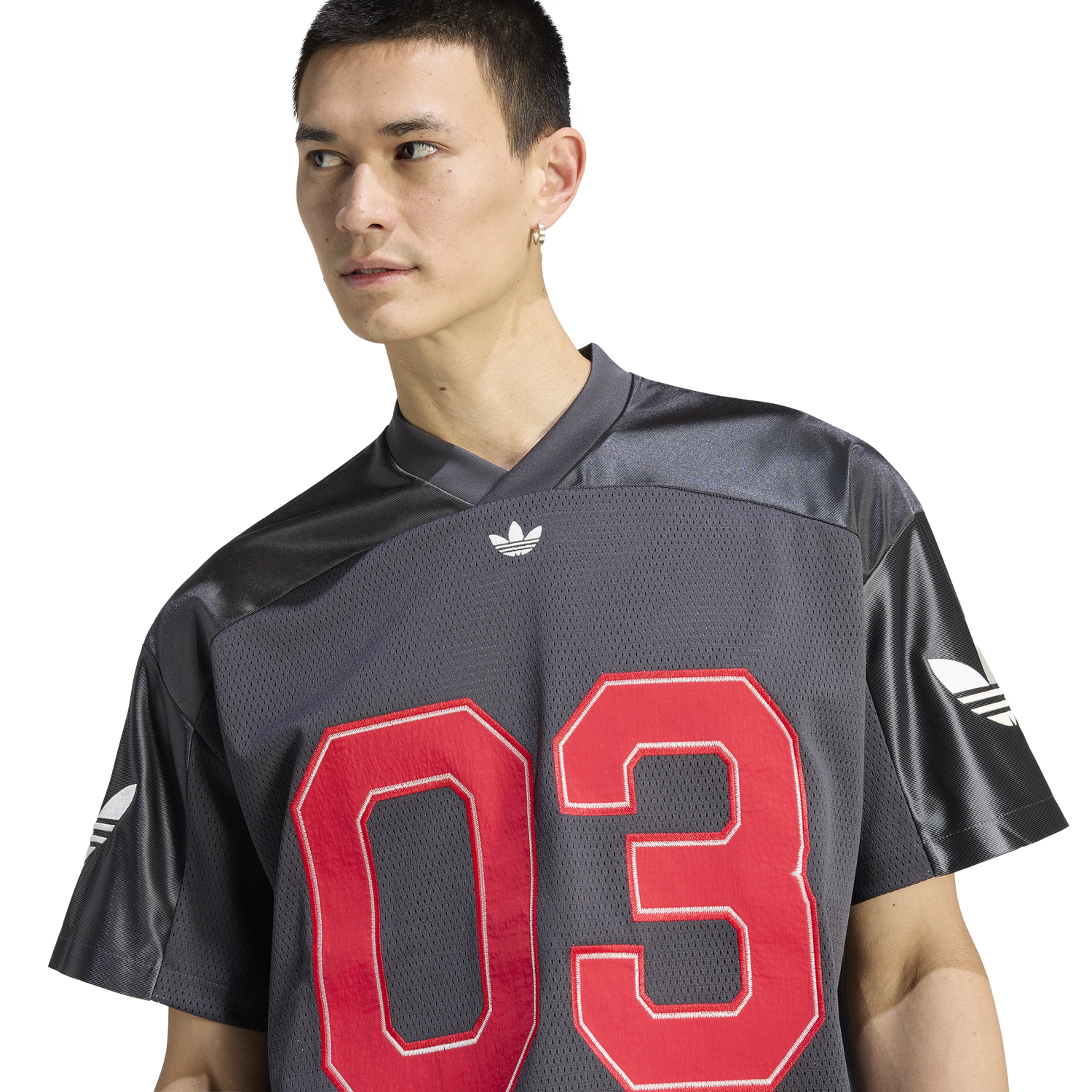 adidas Originals Original Football Jersey - Men's - Black/Red