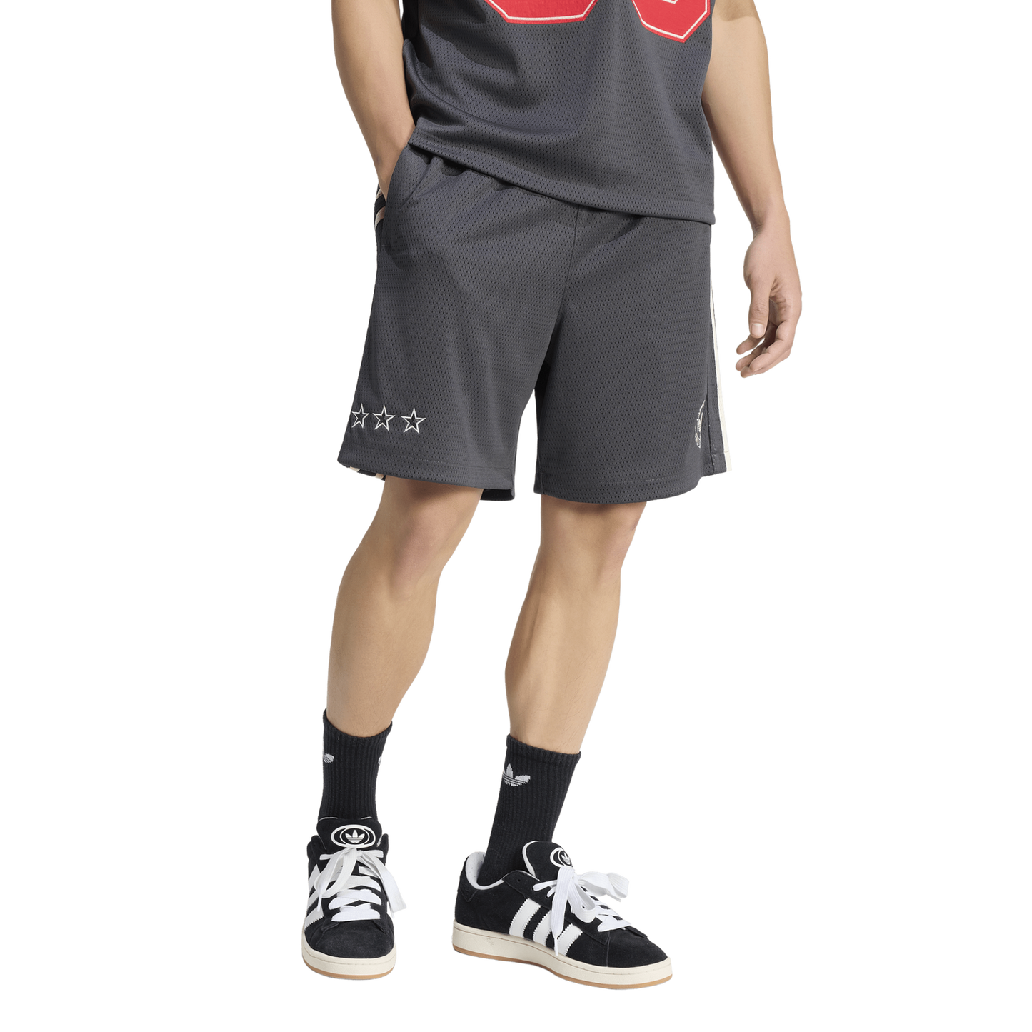 adidas Originals Santiago Short - Men's - Black/Beige
