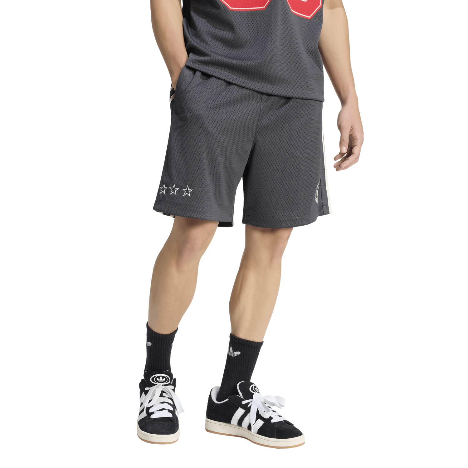 adidas Originals Santiago Short - Men's - Black/Beige