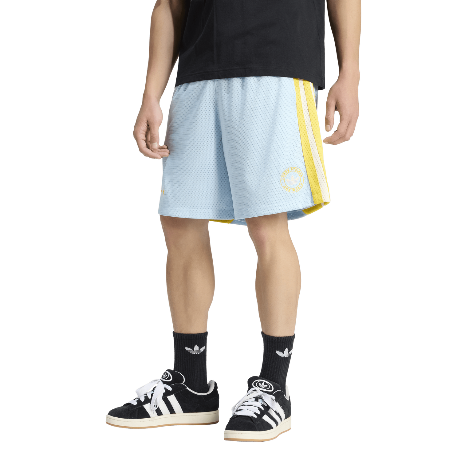 adidas Originals Santiago Short - Men's - Carolina/Yellow
