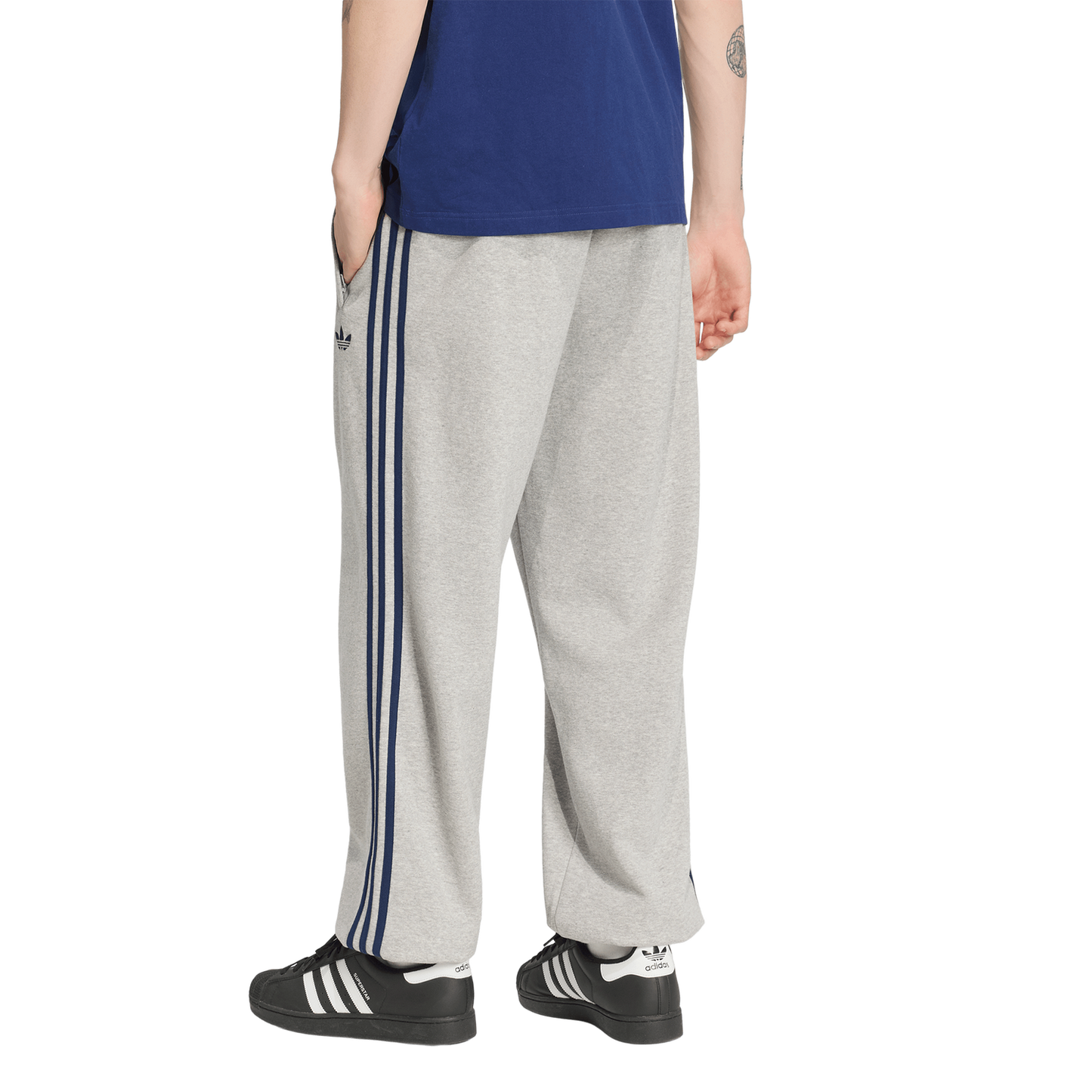 adidas Originals adicolor 3-Stripes Cuffed Sweatpants - Men's - Medium Grey Heather