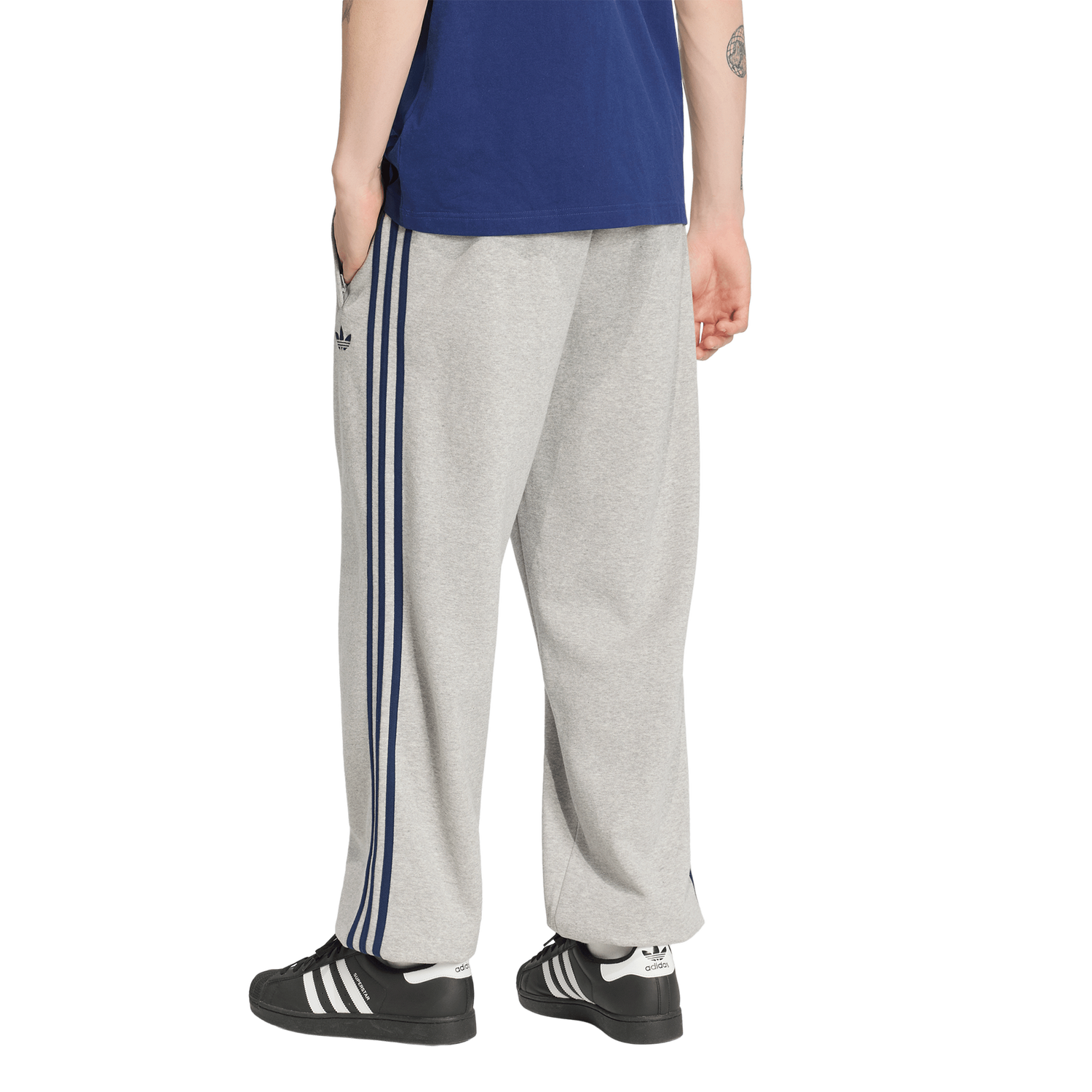 adidas Originals adicolor 3-Stripes Cuffed Sweatpants - Men's - Medium Grey Heather