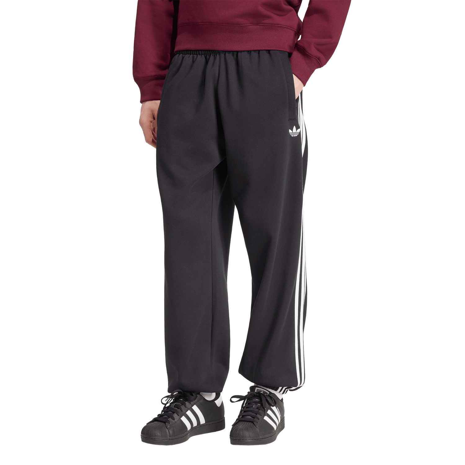 adidas Originals adicolor 3-Stripes Cuffed Sweatpants - Men's - Black