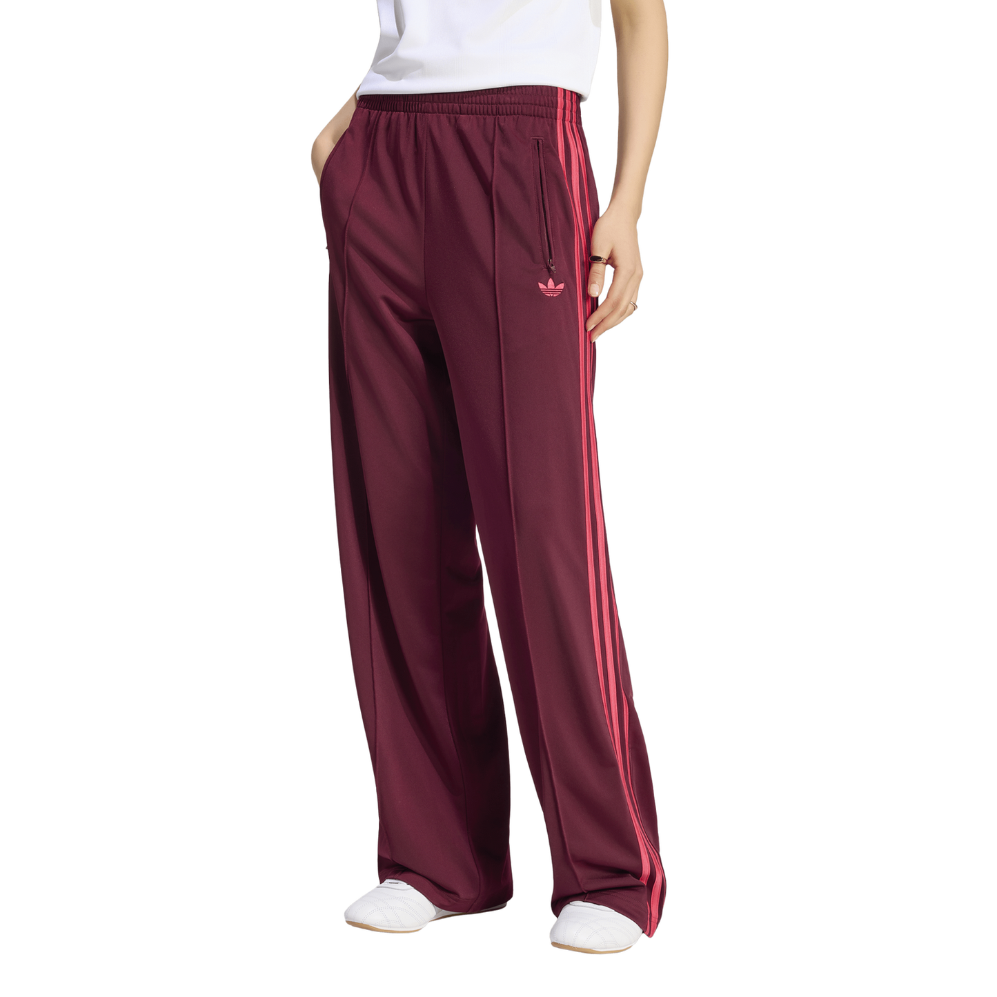 adidas Originals Adicolor Classics Firebird Track Pants - Women's - Power Pink/Maroon