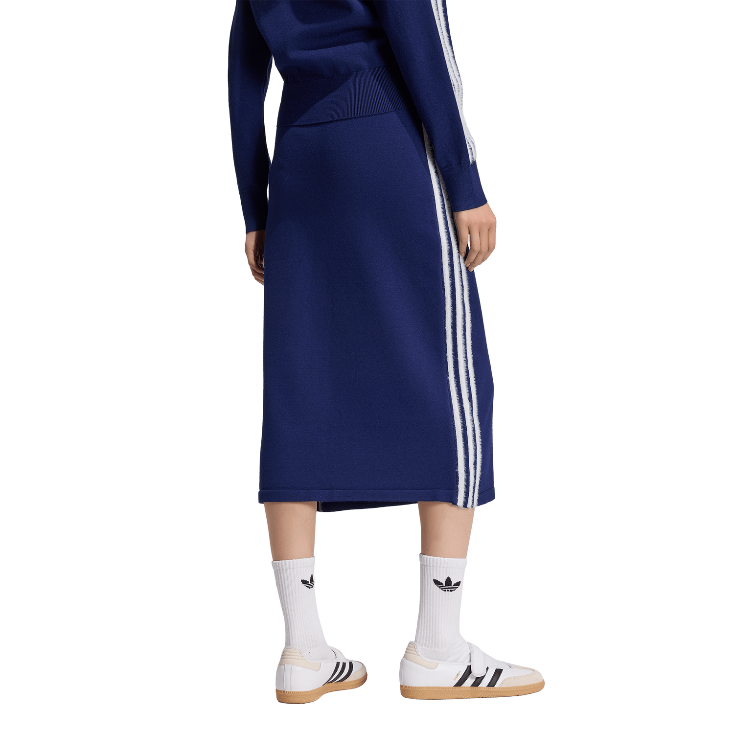adidas Originals Knitted Skirt - Women's - Dark Blue/White