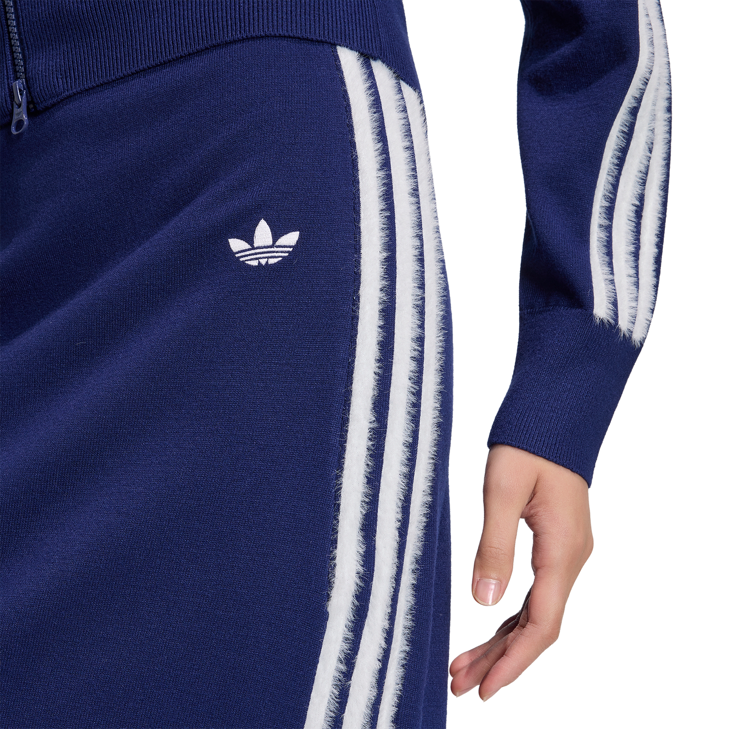 adidas Originals Knitted Skirt - Women's - Dark Blue/White