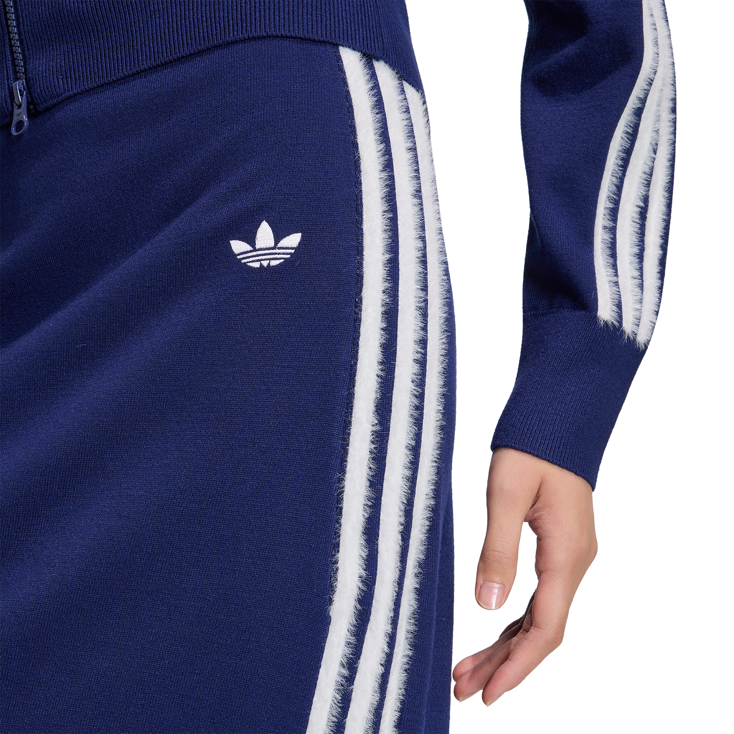adidas Originals Knitted Skirt - Women's - Dark Blue/White