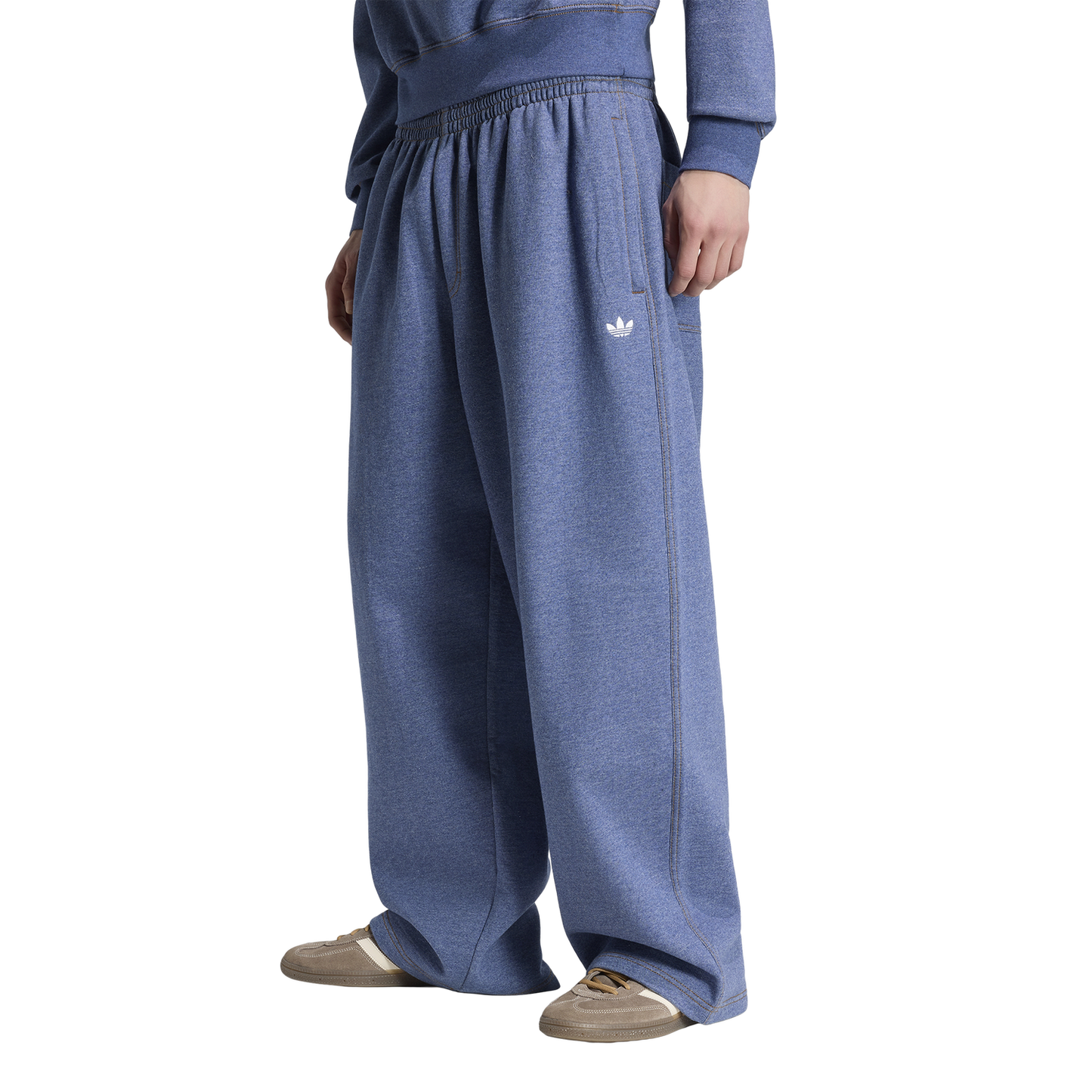 adidas Originals Essentials Melange OH Baggy Pants - Men's - White/Blue