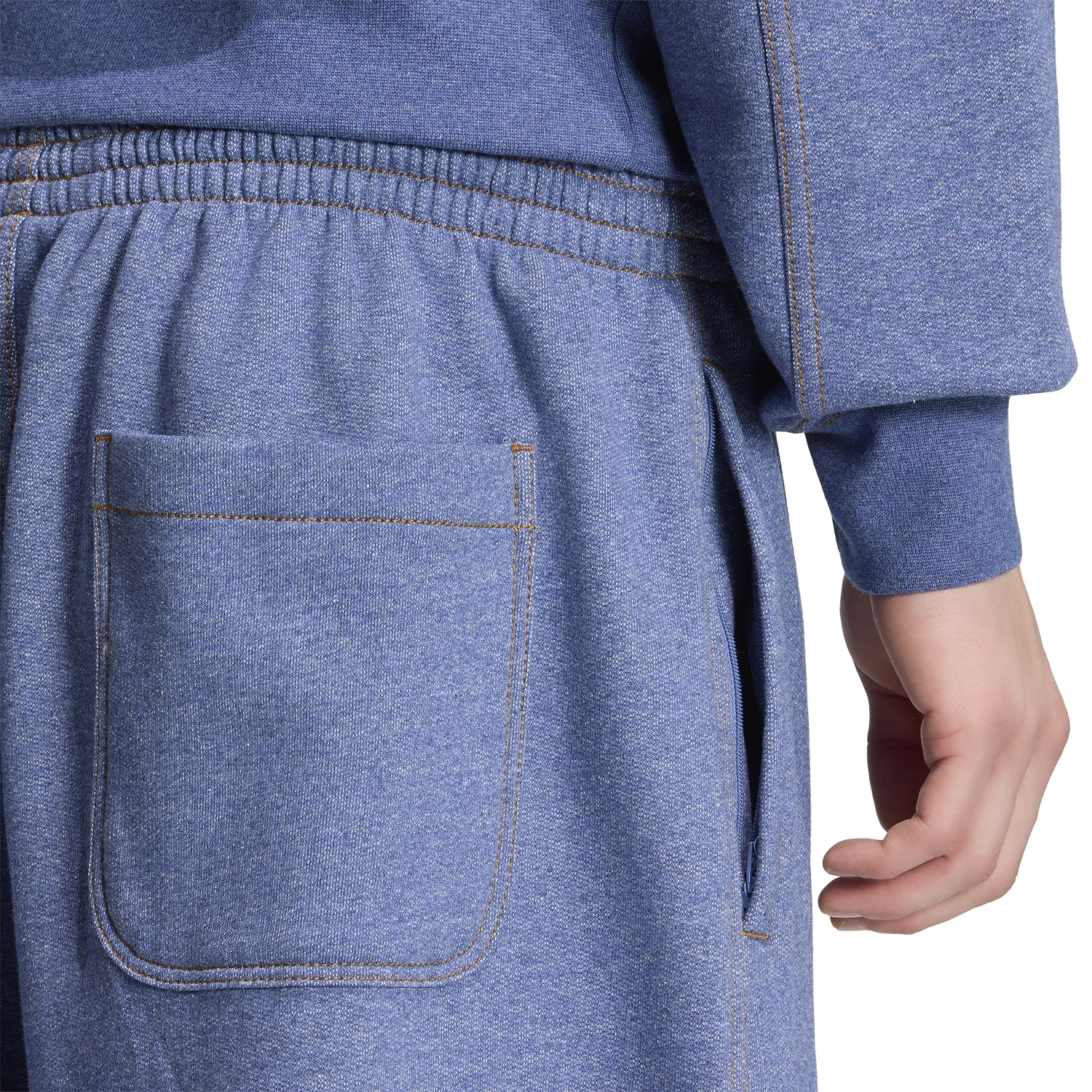 adidas Originals Essentials Melange OH Baggy Pants - Men's - White/Blue