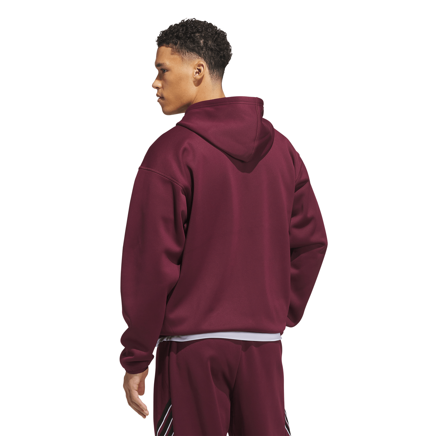 adidas Crazy Warm Full-Zip Hoodie - Men's - Maroon