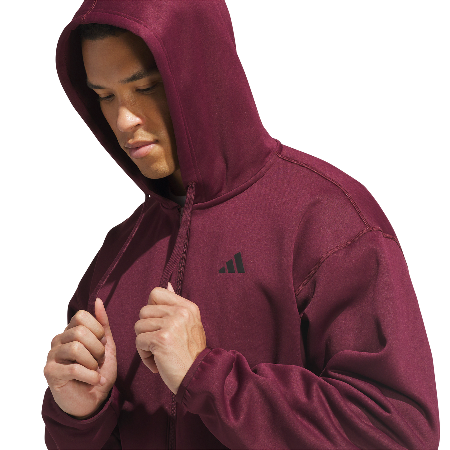 adidas Crazy Warm Full-Zip Hoodie - Men's - Maroon