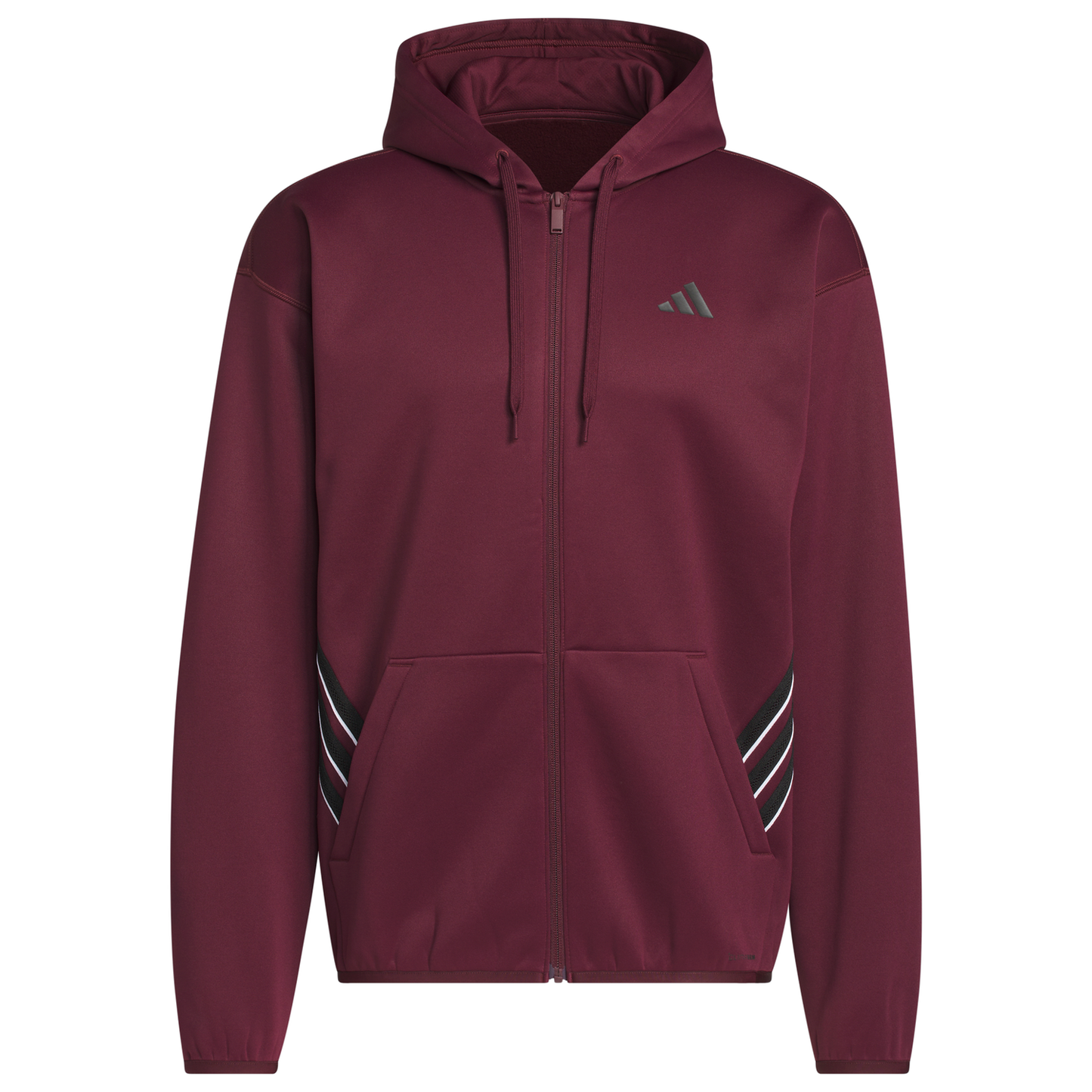 adidas Crazy Warm Full-Zip Hoodie - Men's - Maroon