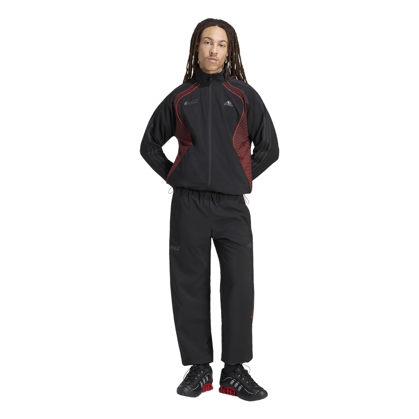 adidas Coca-Cola Track Top - Men's - Black/Red