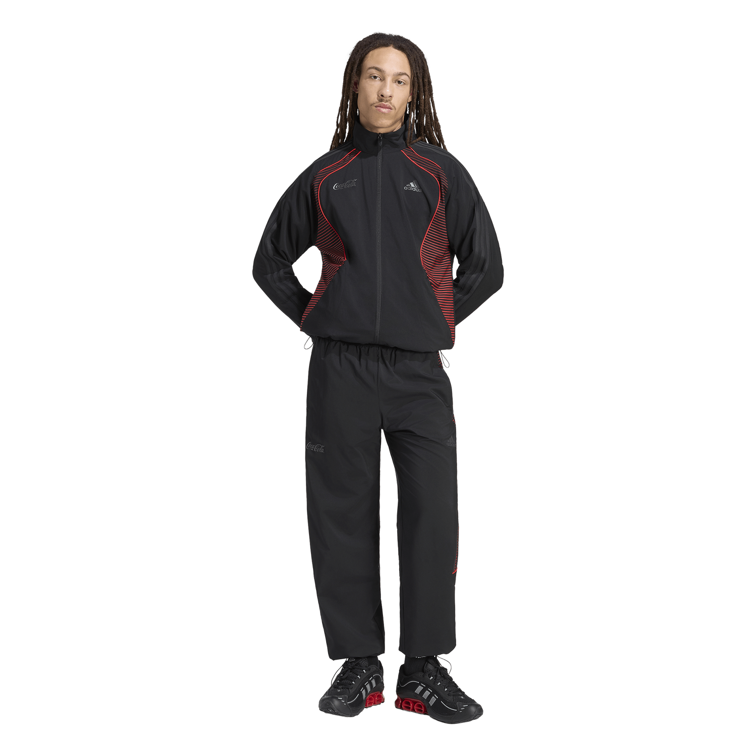 adidas Coca-Cola Track Top - Men's - Black/Red