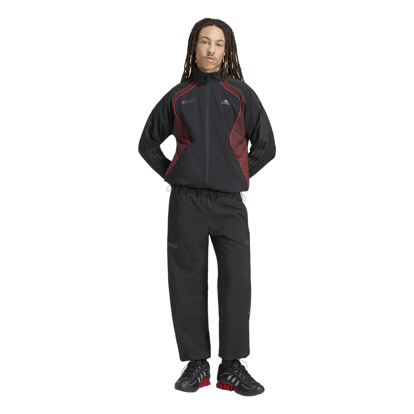 adidas Coca-Cola Track Pants - Men's - Black/Red