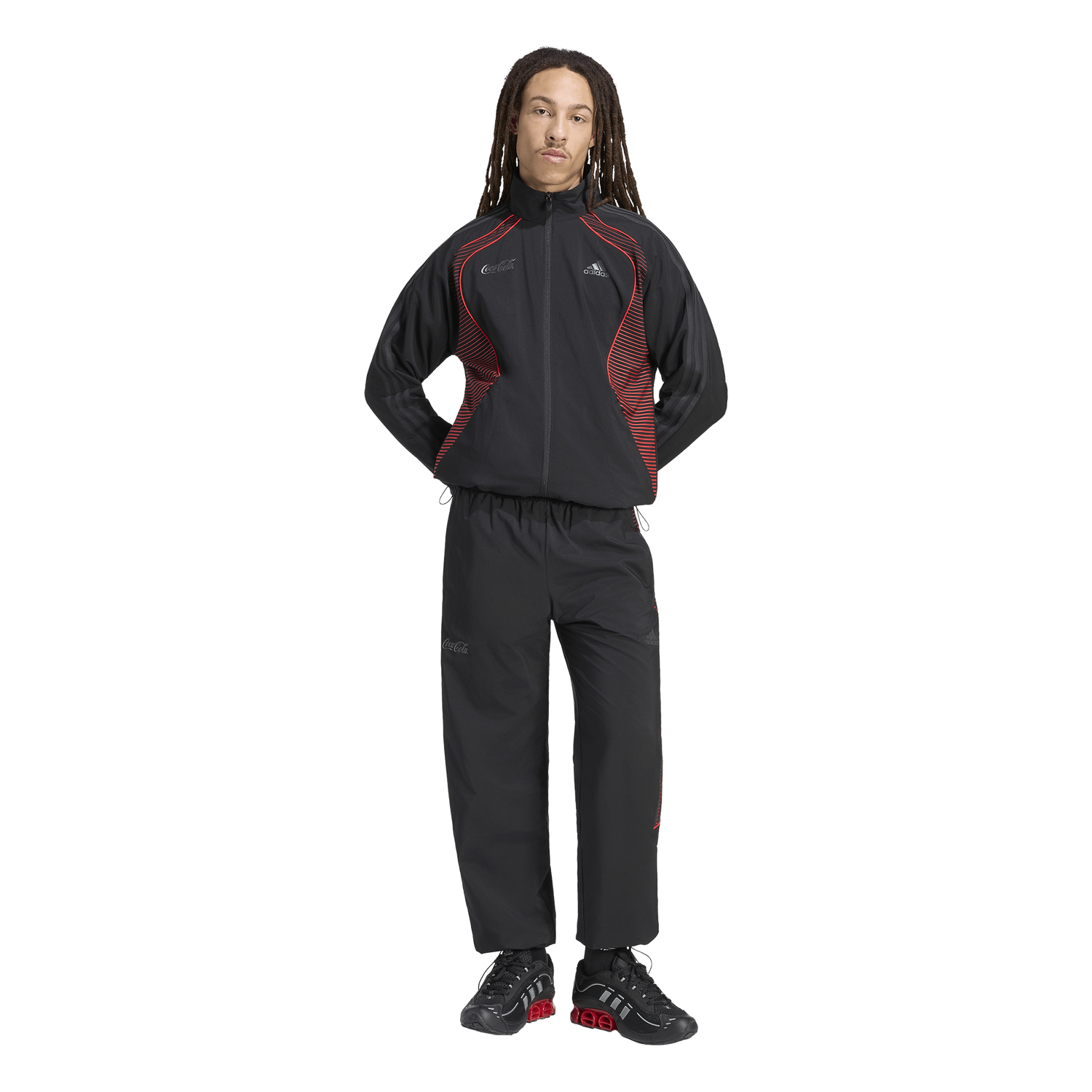 adidas Coca-Cola Track Pants - Men's - Black/Red