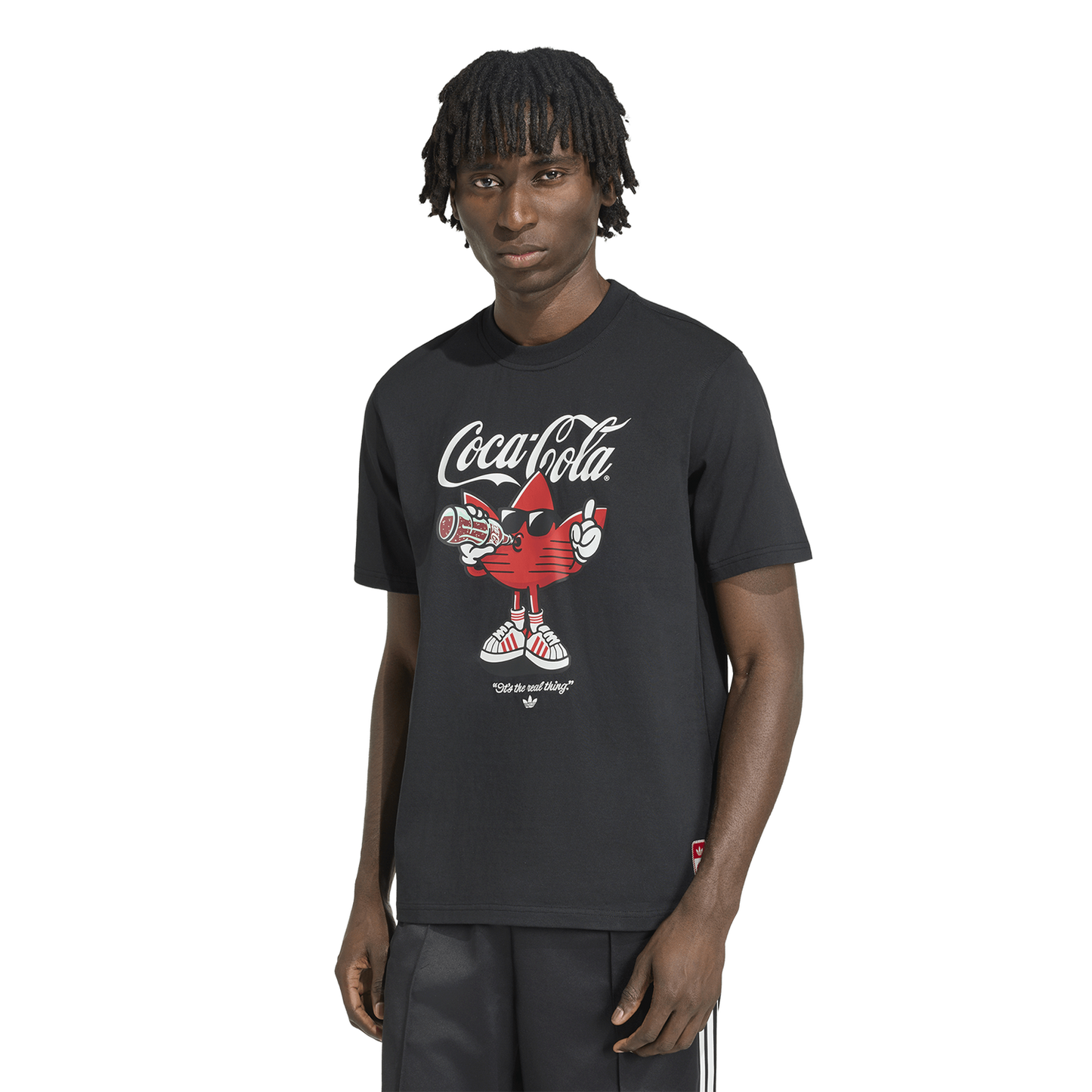 adidas Coca-Cola Treffie T-Shirt - Men's - Black/Red