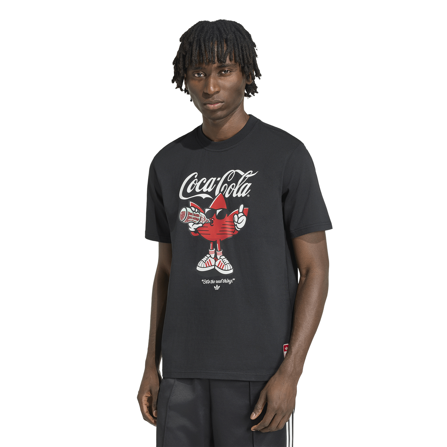 adidas Coca-Cola Treffie T-Shirt - Men's - Black/Red