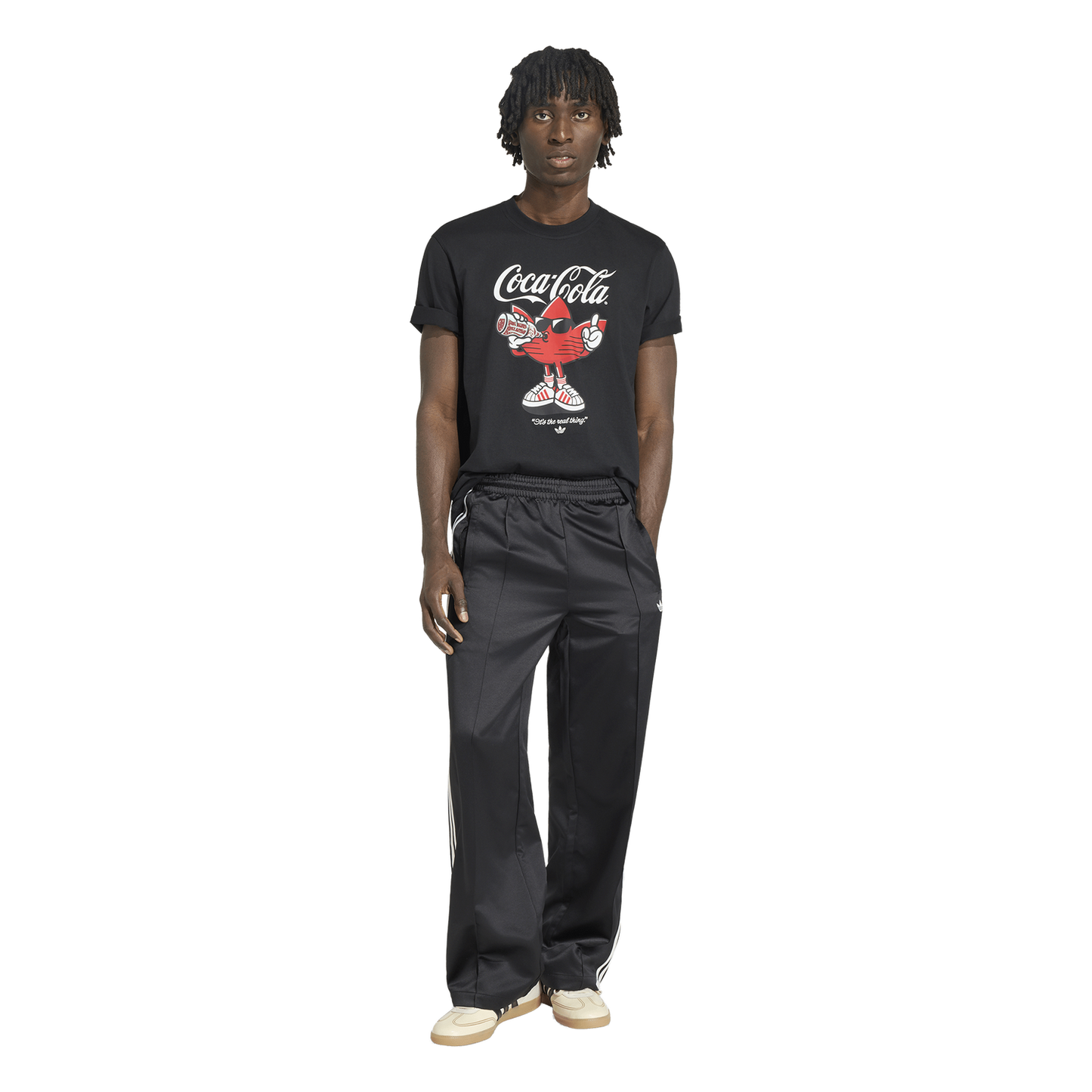 adidas Coca-Cola Treffie T-Shirt - Men's - Black/Red