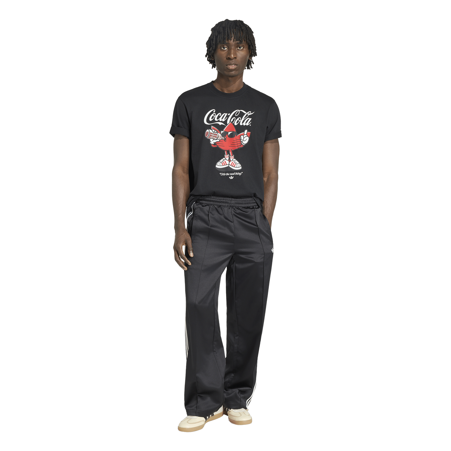 adidas Coca-Cola Treffie T-Shirt - Men's - Black/Red