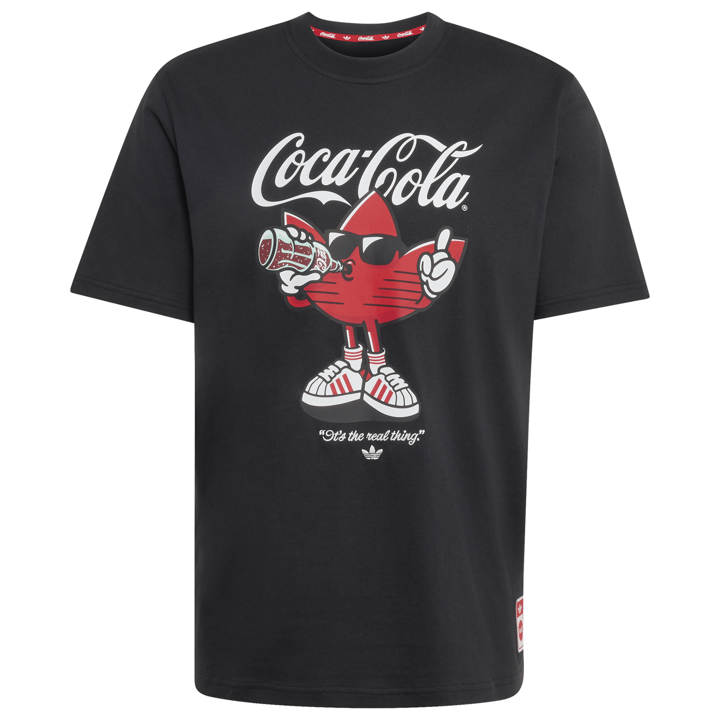 adidas Coca-Cola Treffie T-Shirt - Men's - Black/Red