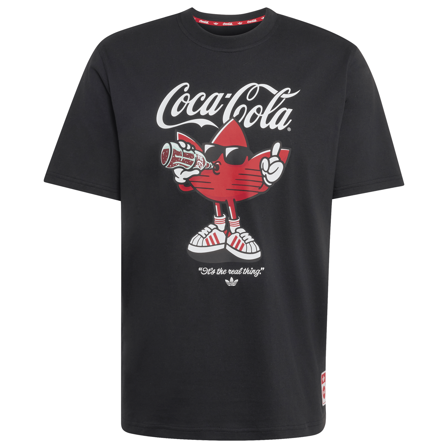 adidas Coca-Cola Treffie T-Shirt - Men's - Black/Red