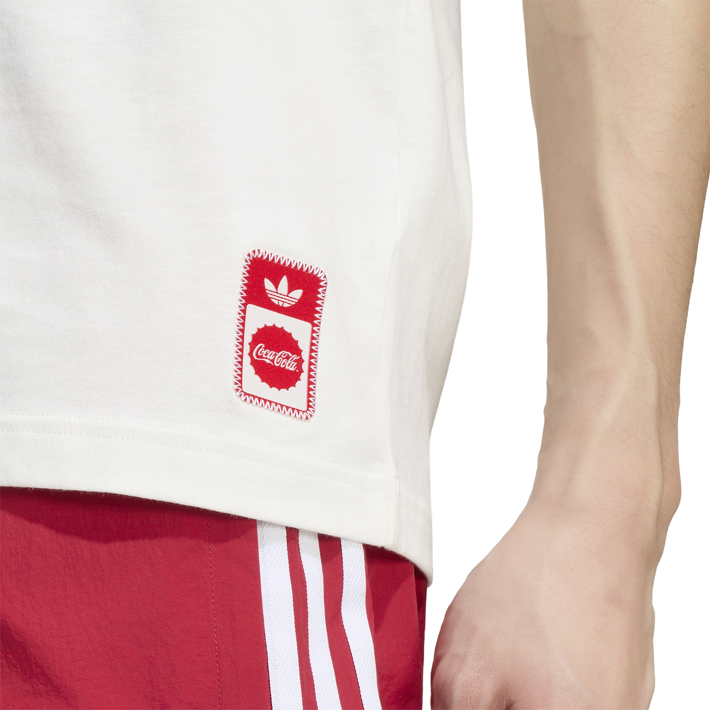 adidas Coca-Cola Cali T-Shirt - Men's - Red/White