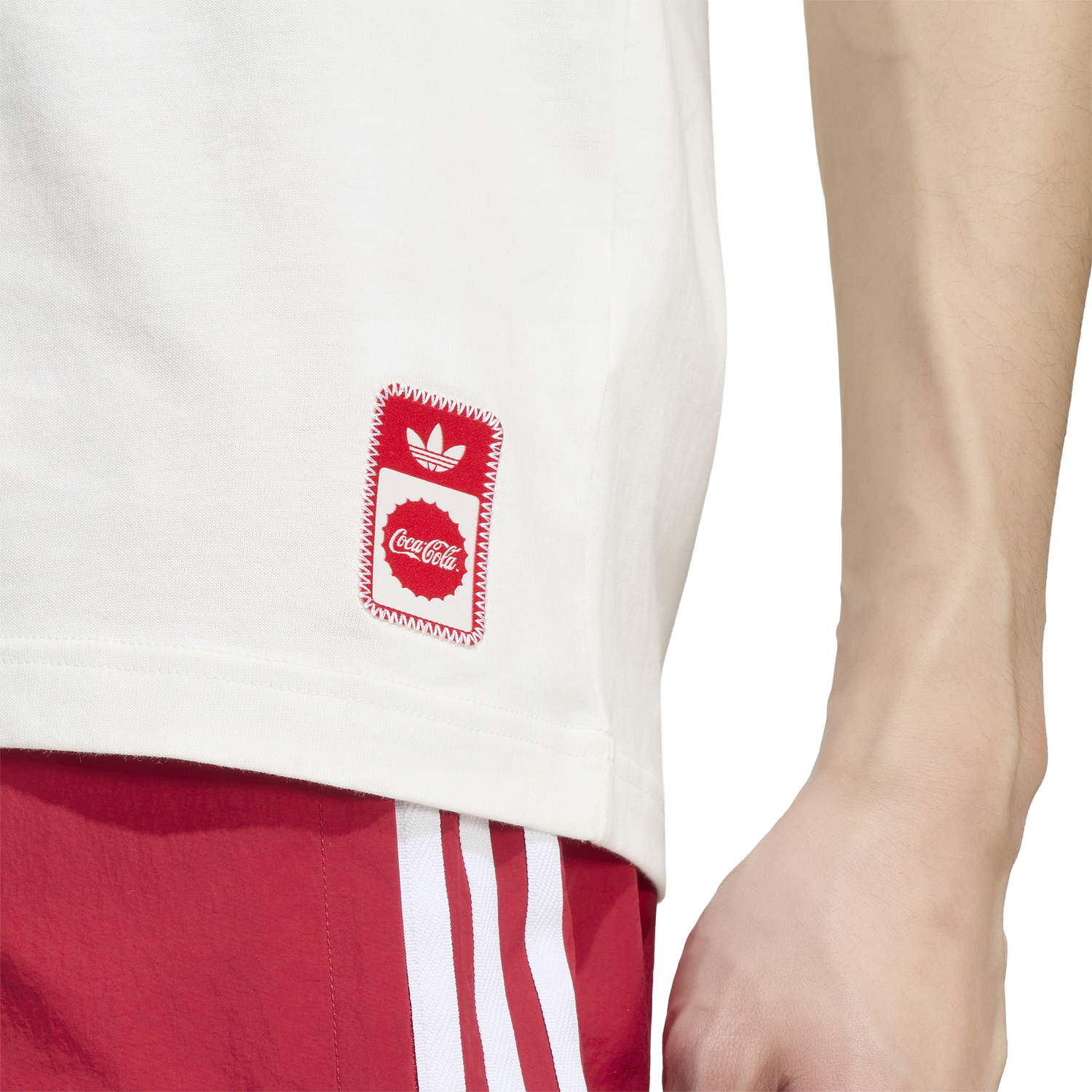 adidas Coca-Cola Cali T-Shirt - Men's - Red/White