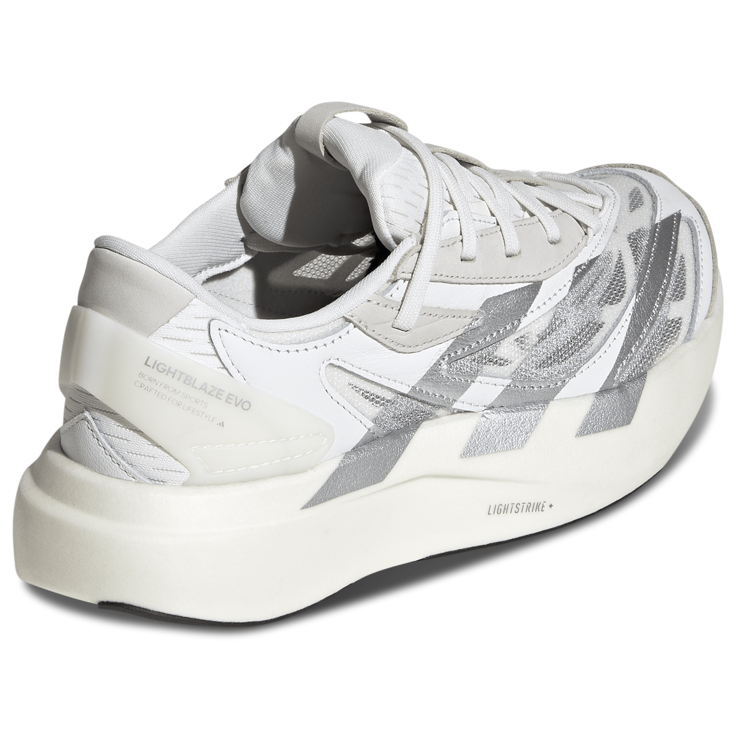 adidas Lightblaze Evo SL - Women's - Matte Silver/Core Black/Core White