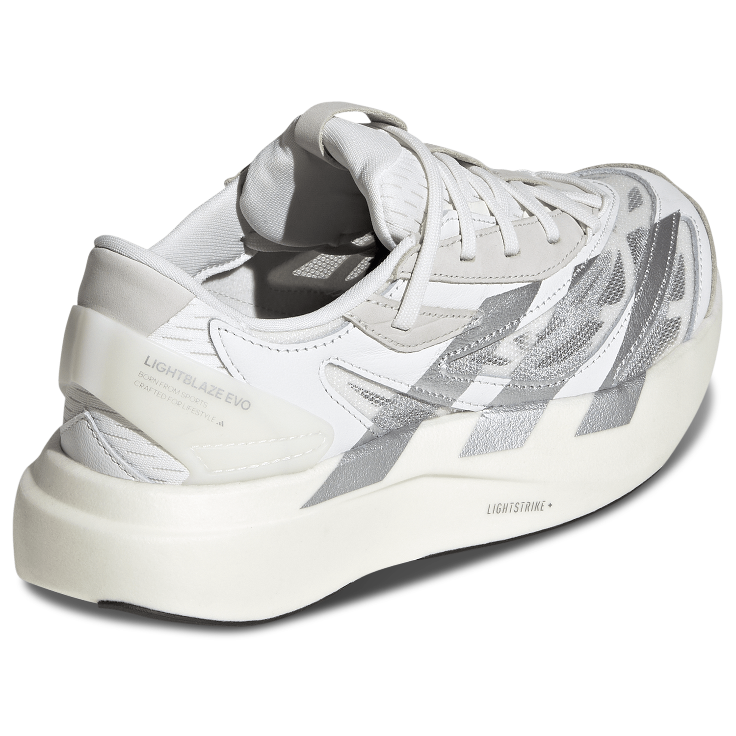 adidas Lightblaze Evo SL - Women's - Matte Silver/Core Black/Core White