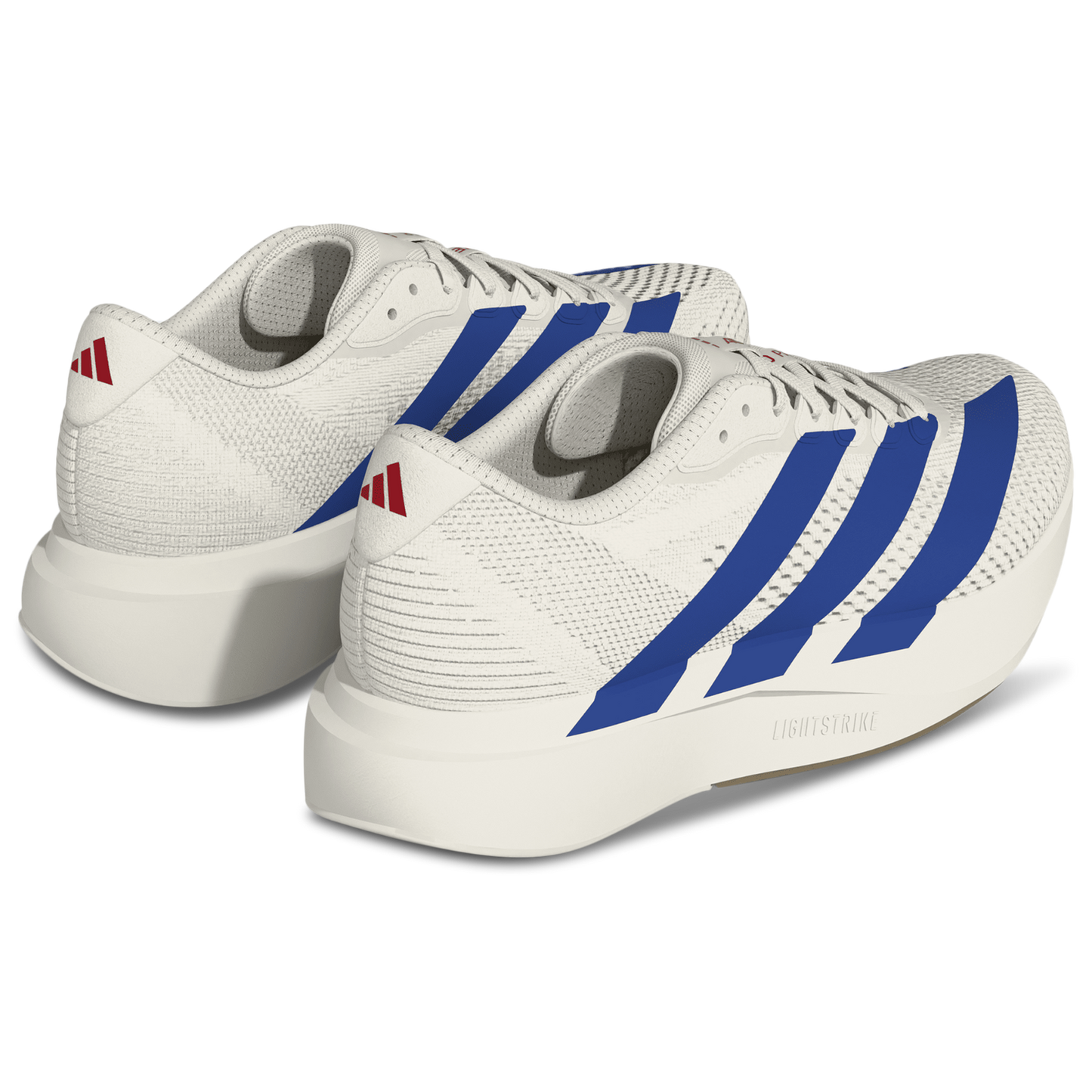 adidas Duramo Speed 2 - Men's - Core White/Team Royal Blue/Pure Ruby