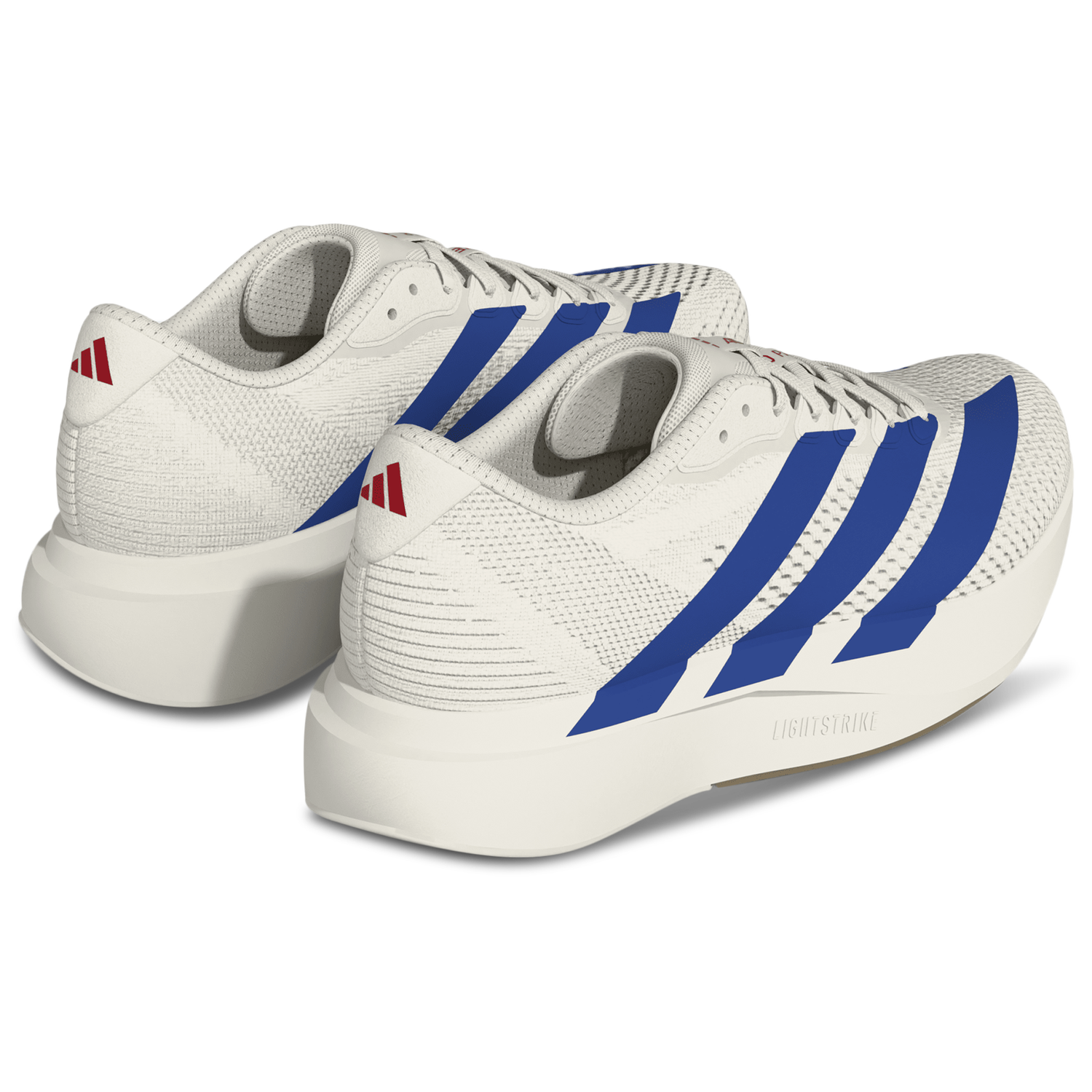 adidas Duramo Speed 2 - Men's - Core White/Team Royal Blue/Pure Ruby