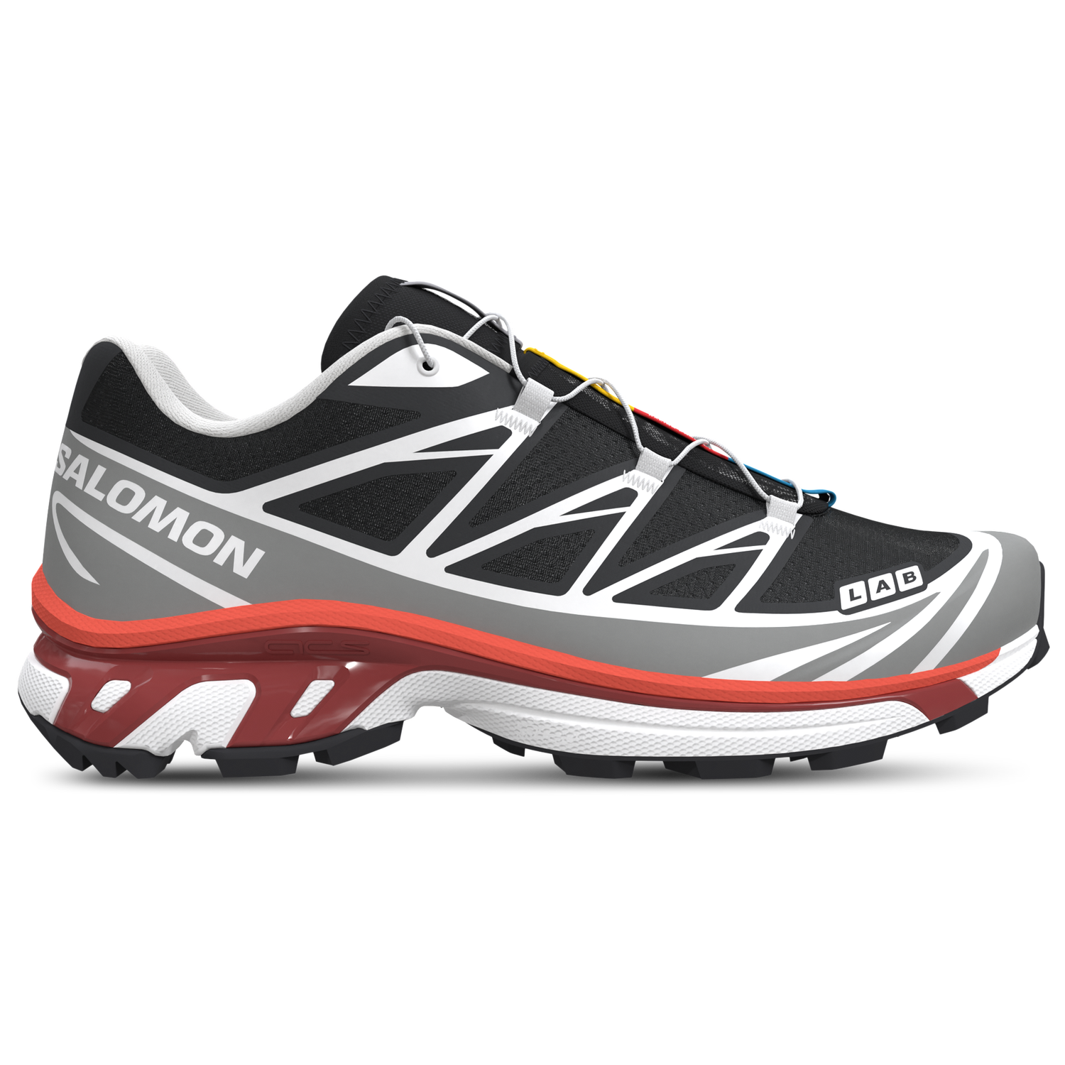 Salomon XT-6 - Men's - Black/Alloy/Lava Falls