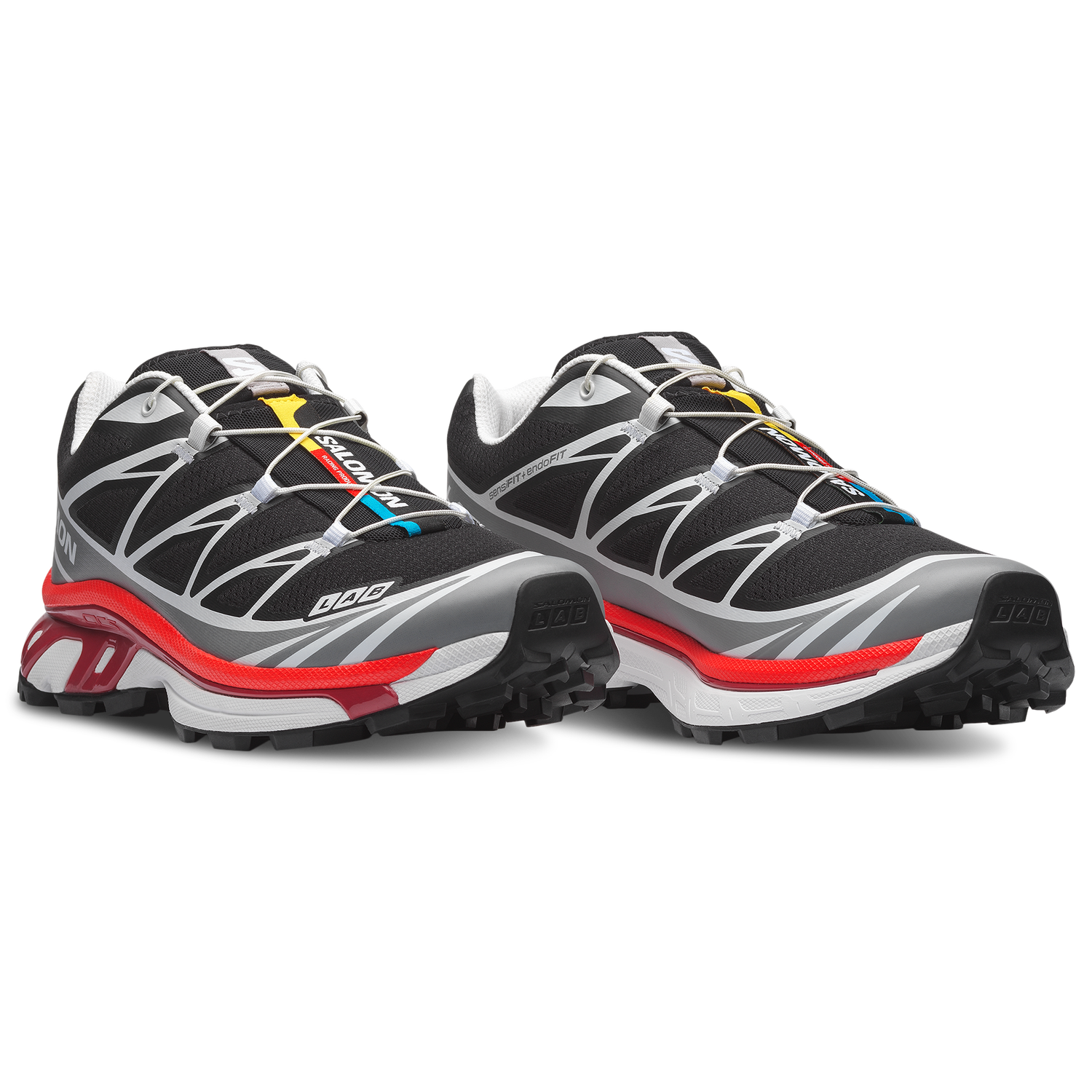 Salomon XT-6 - Men's - Black/Alloy/Lava Falls