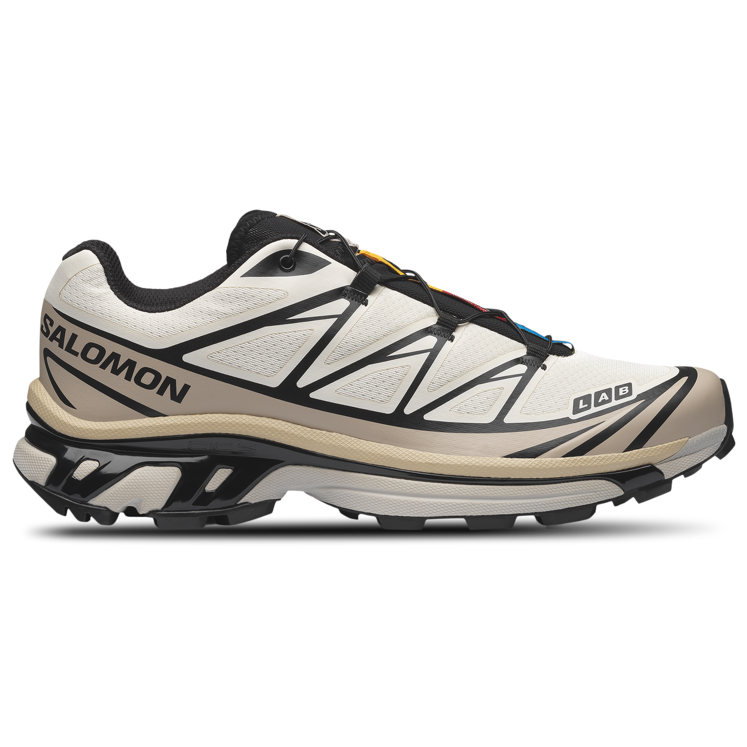 Salomon XT-6 - Men's - Silver Cloud/Black/Vanilla Ice