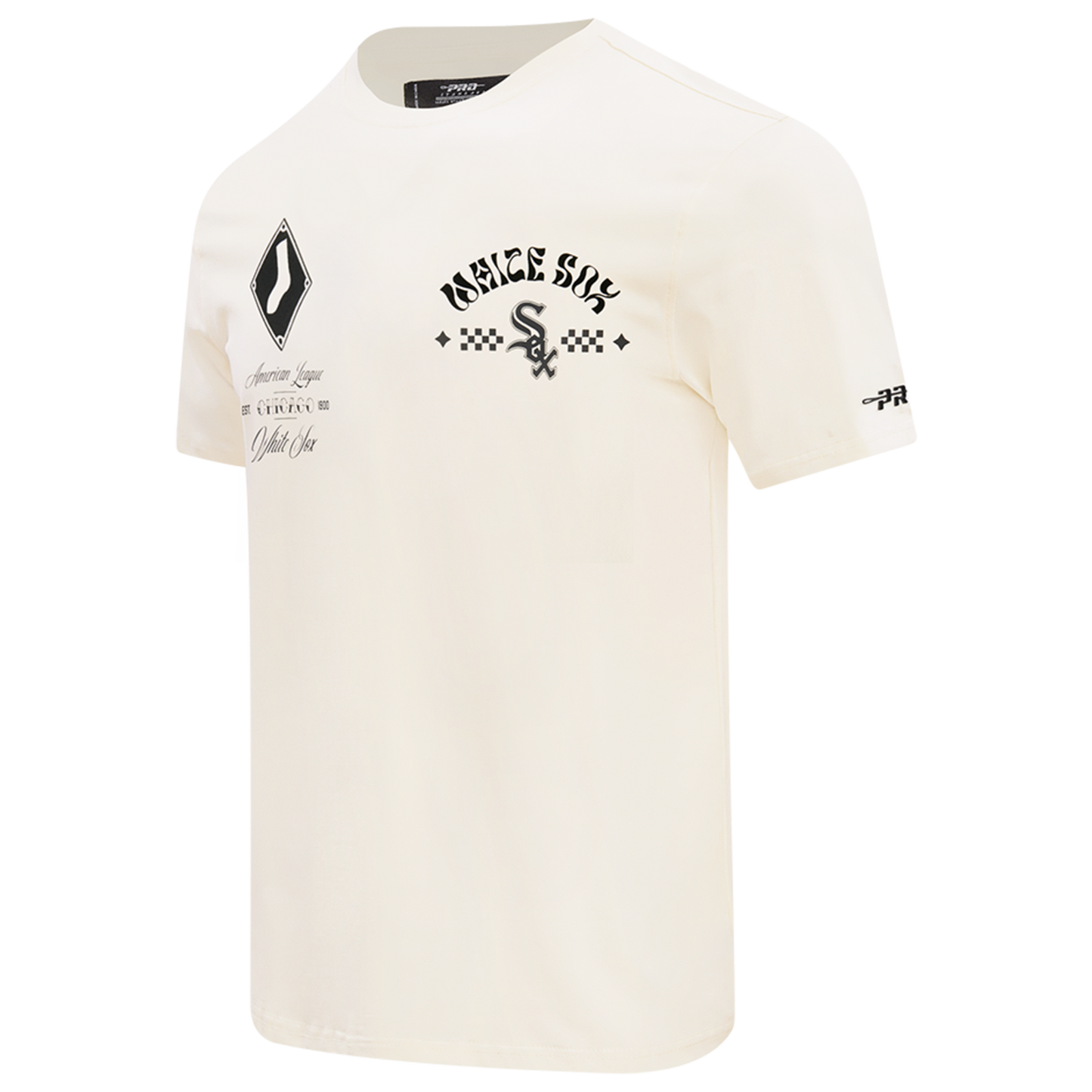 Pro Standard White Sox Wavy Pro Drop Shoulder FC T-Shirt - Men's - Eggshell