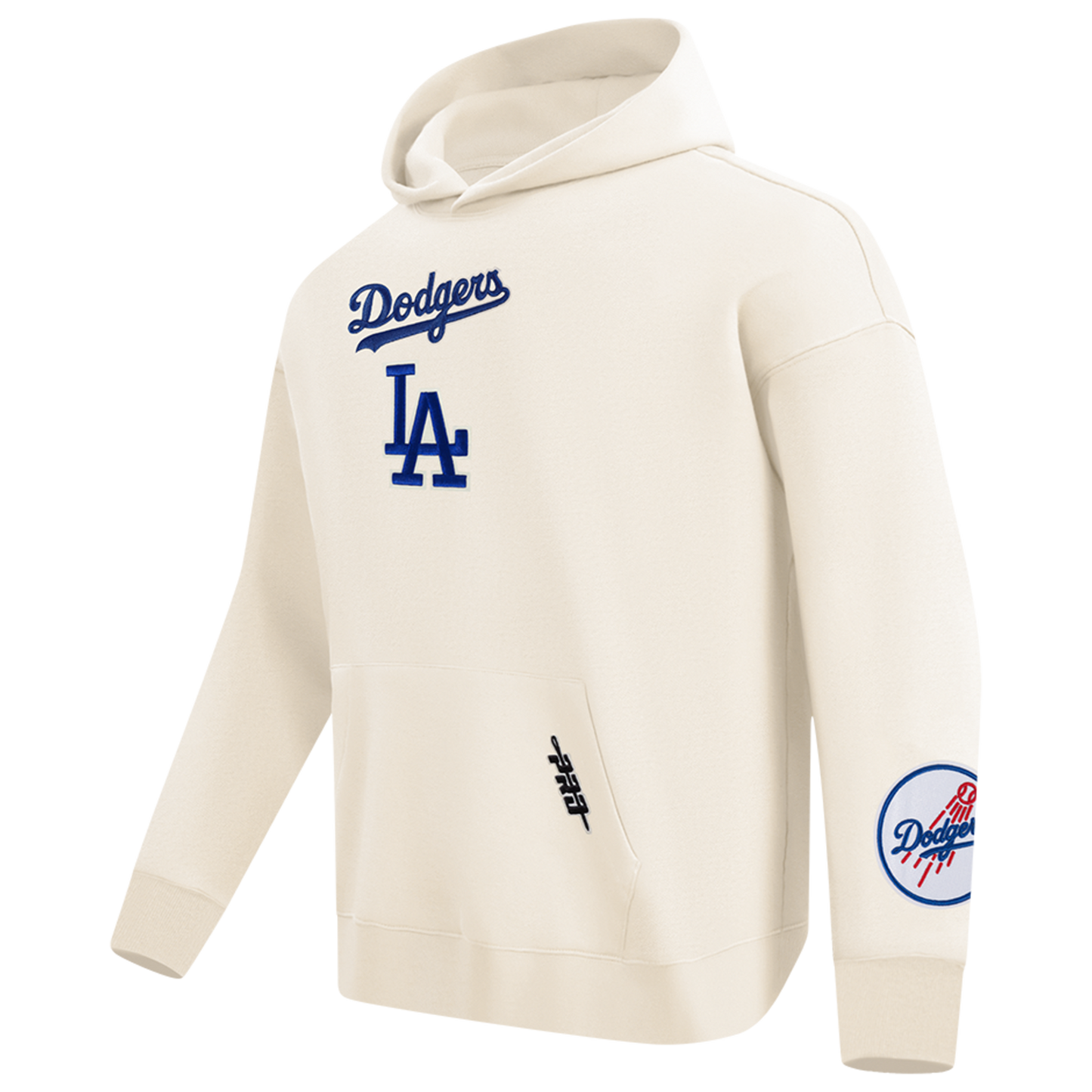 Pro Standard Dodgers Pullover Hoodie - Men's - Eggshell