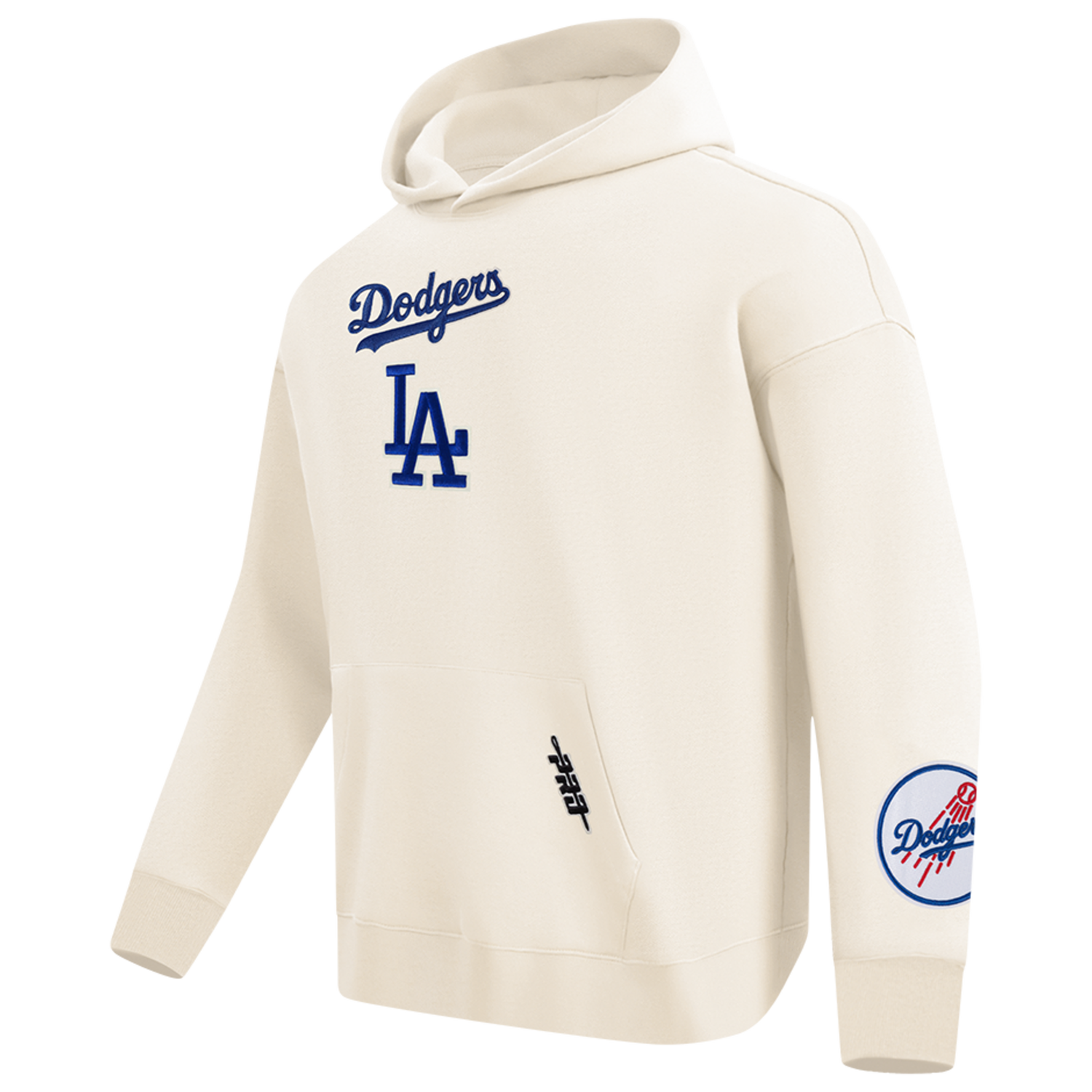 Pro Standard Dodgers Pullover Hoodie - Men's - Eggshell