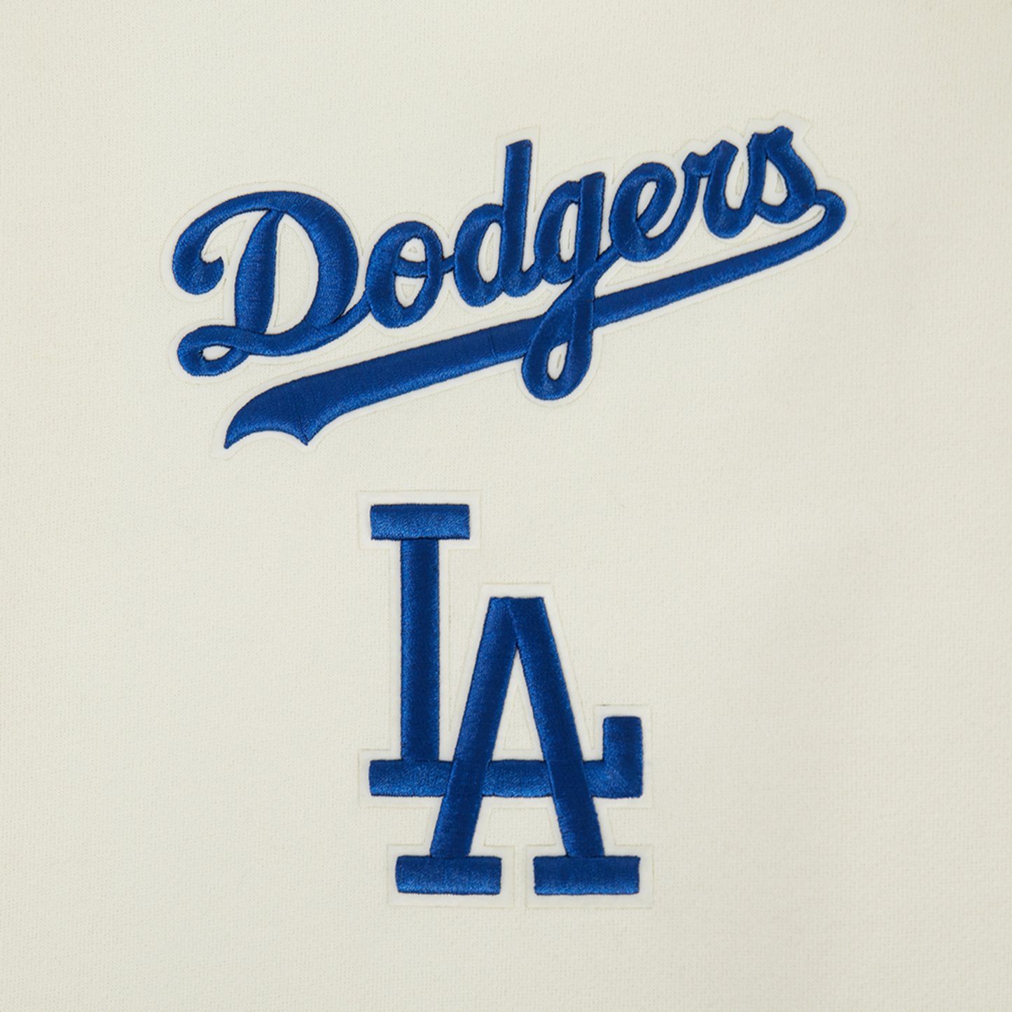 Pro Standard Dodgers Pullover Hoodie - Men's - Eggshell