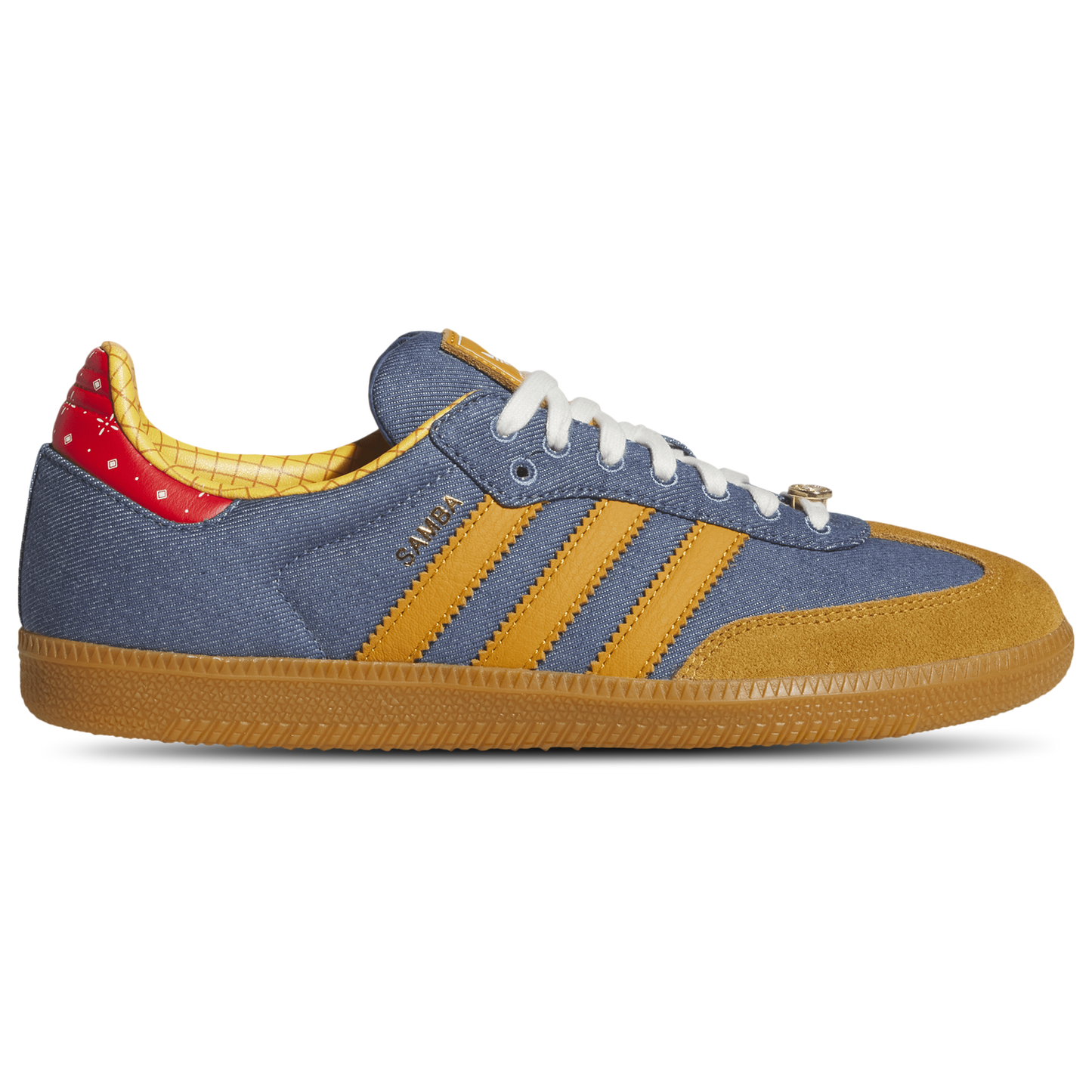 adidas Originals Samba - Men's - Blue/Yellow/Brown