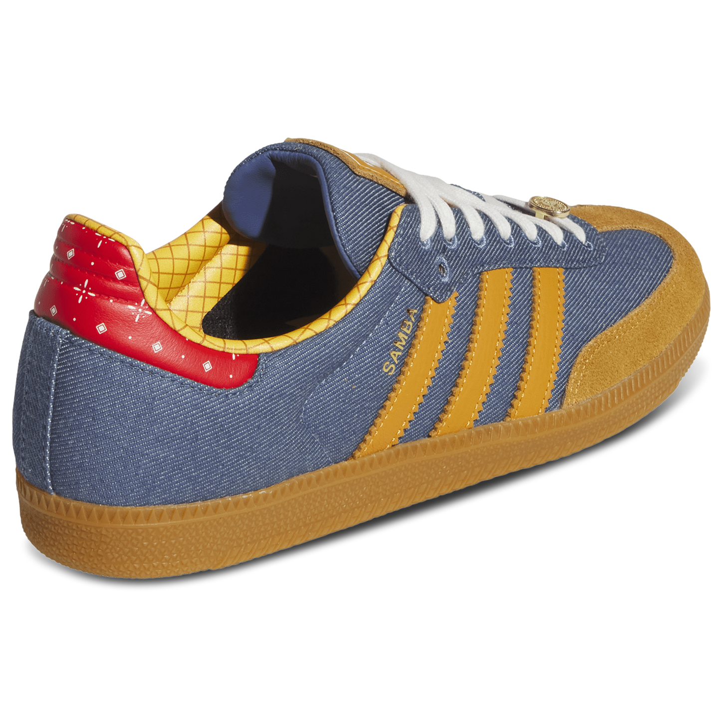 adidas Originals Samba - Men's - Blue/Yellow/Brown